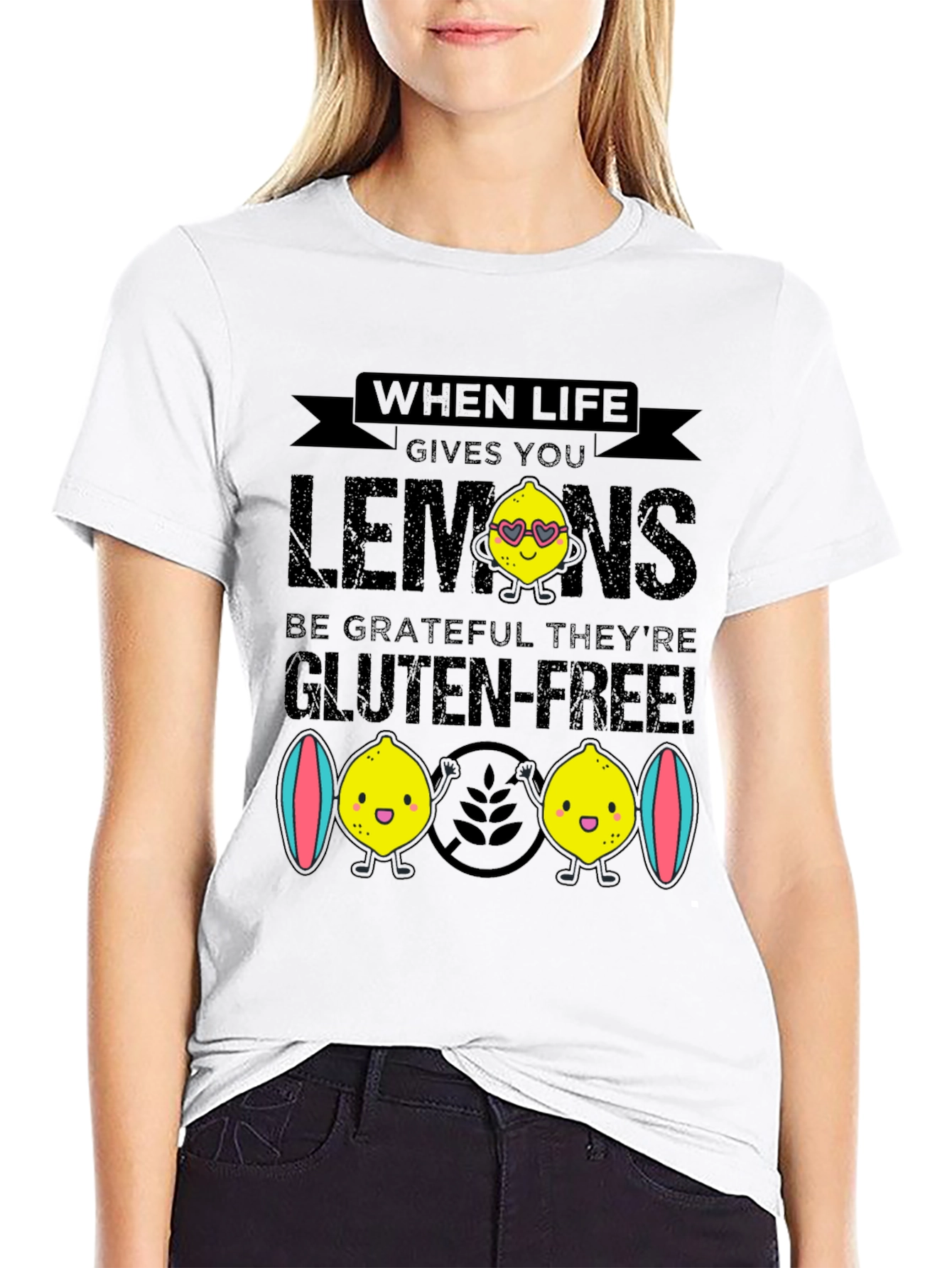 Funny Gluten-Free Lemon Graphic Tee