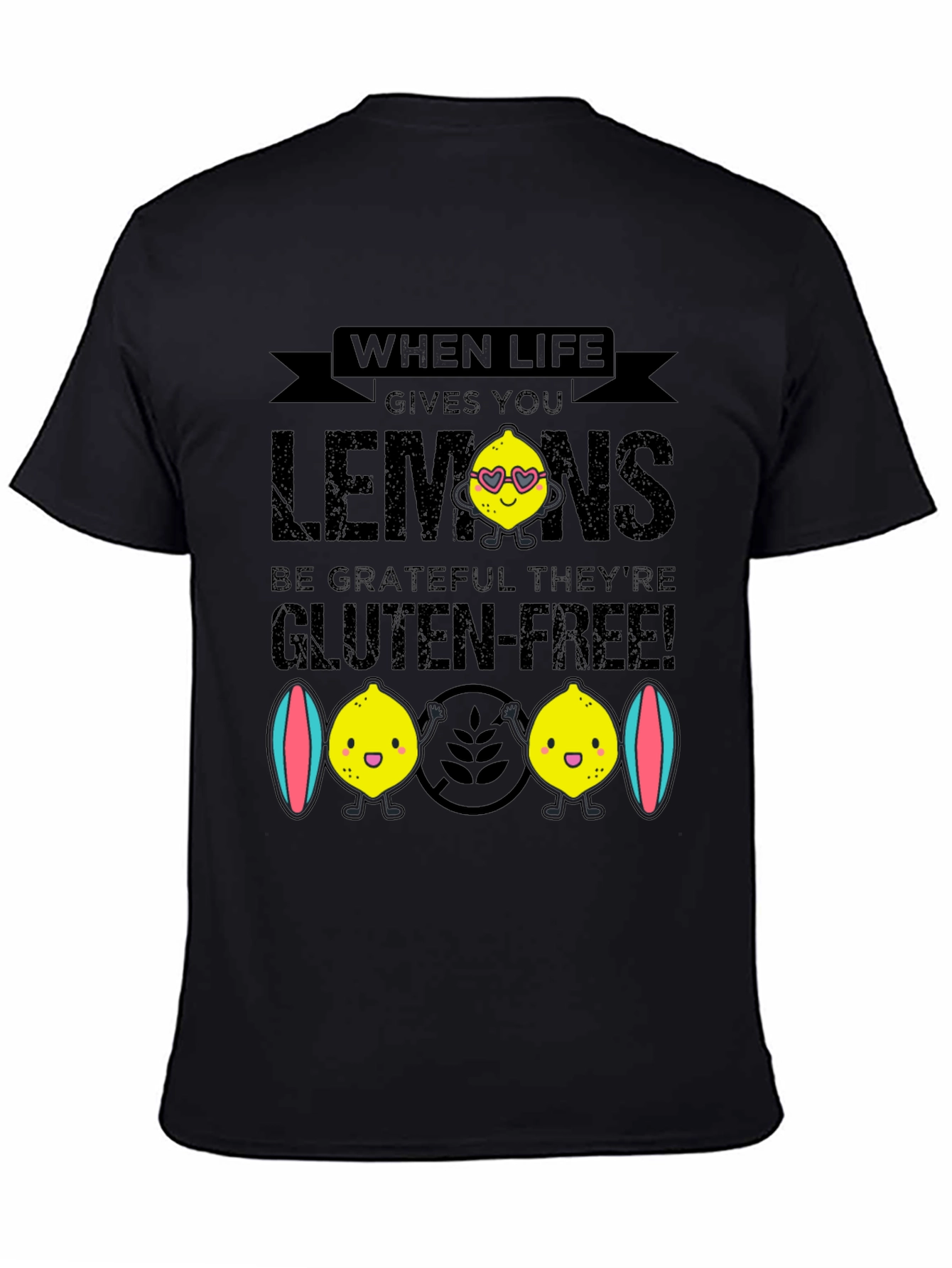 Funny Gluten-Free Lemon Graphic Tee