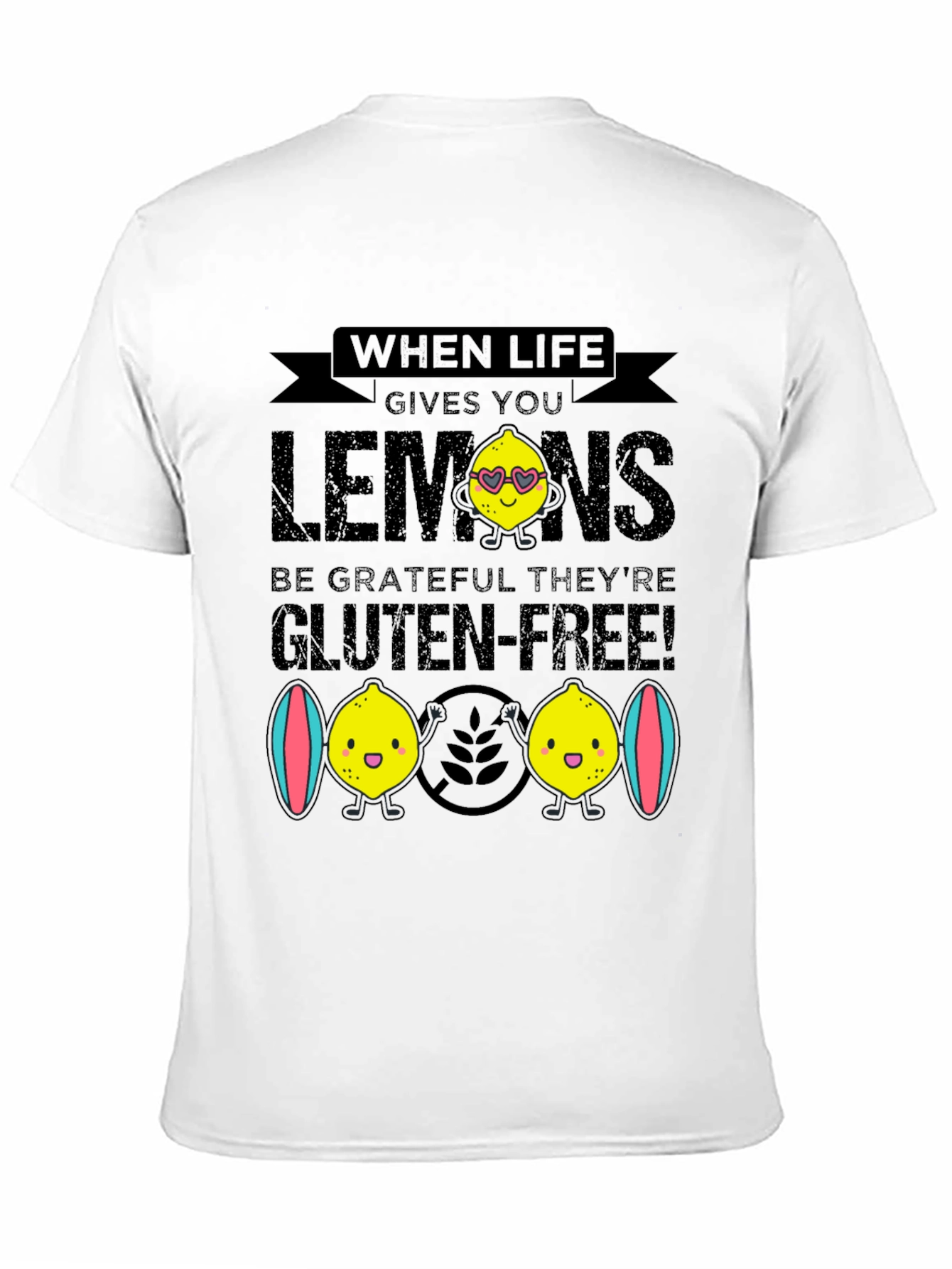 Funny Gluten-Free Lemon Graphic Tee