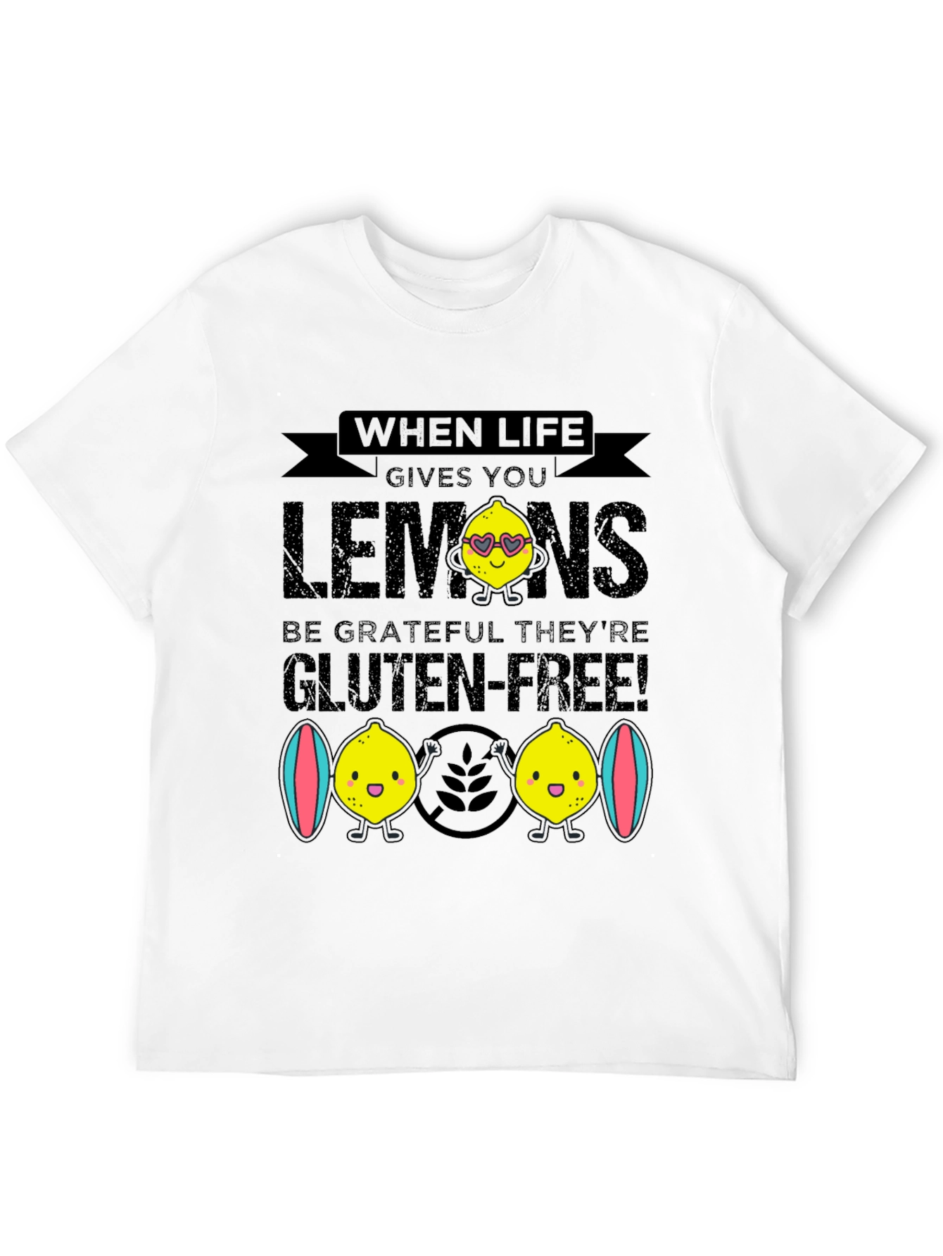 Funny Gluten-Free Lemon Graphic Tee
