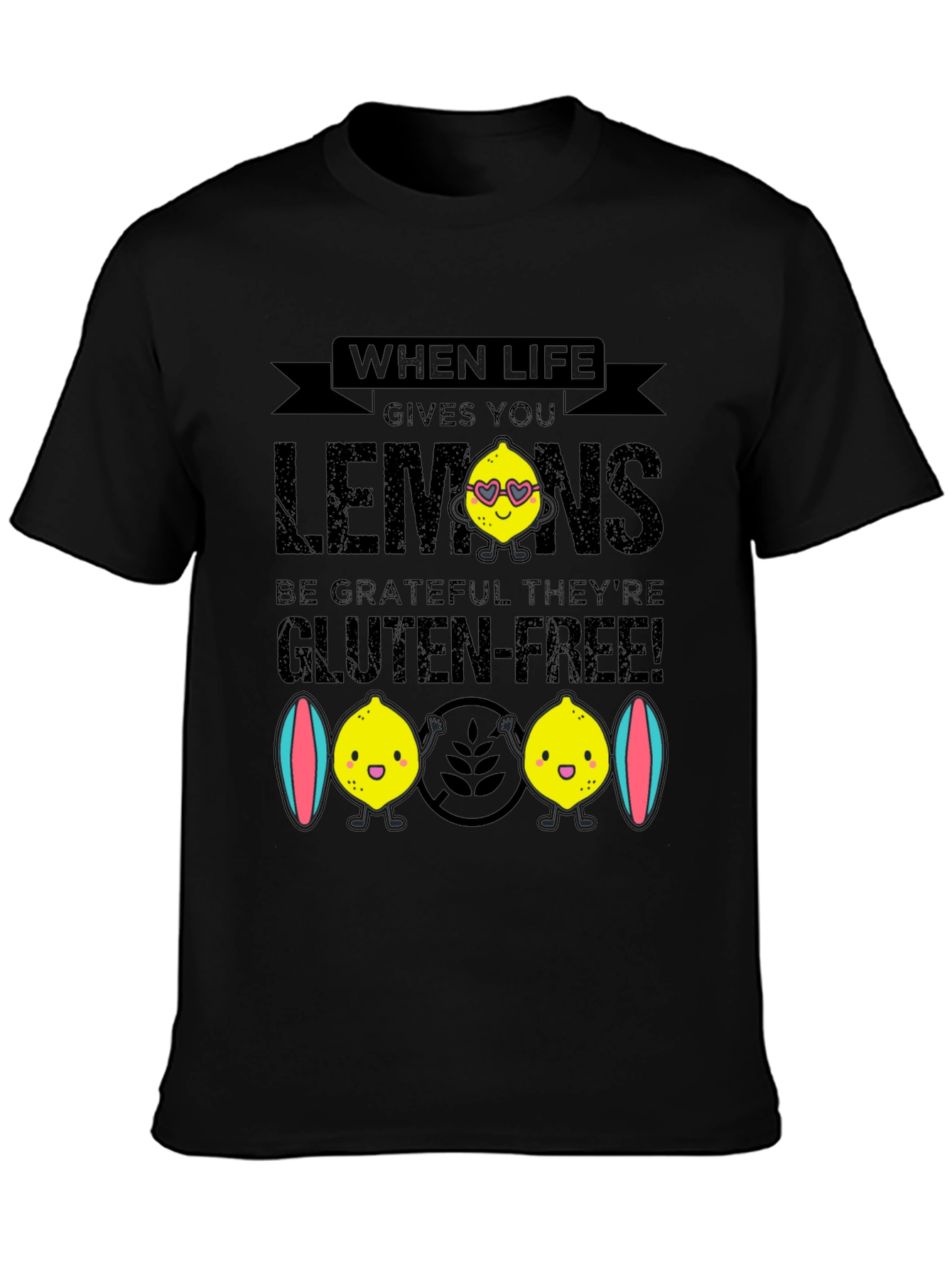Funny Gluten-Free Lemon Graphic Tee