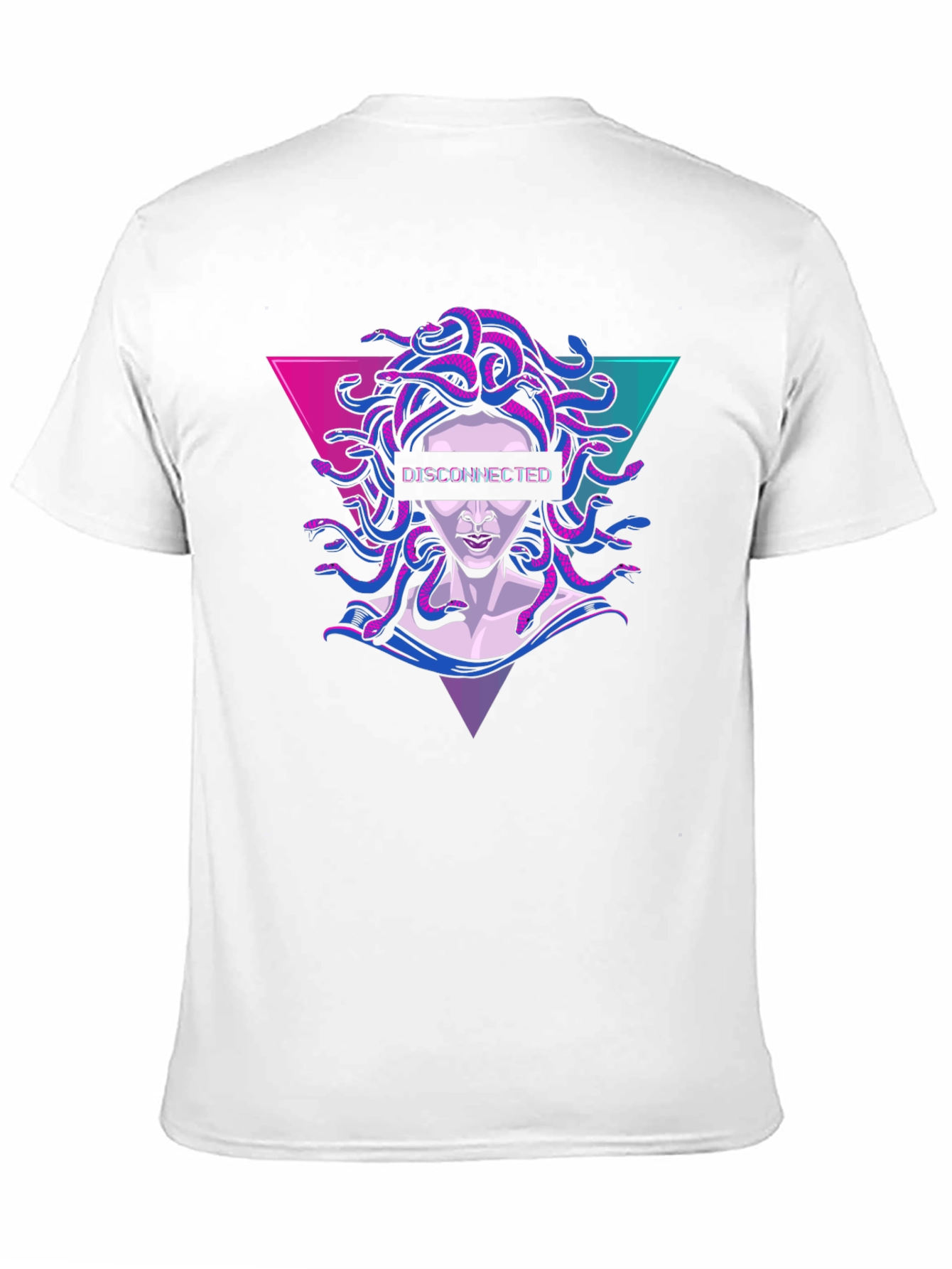 Disconnected Medusa Graphic Tee - Retro Style