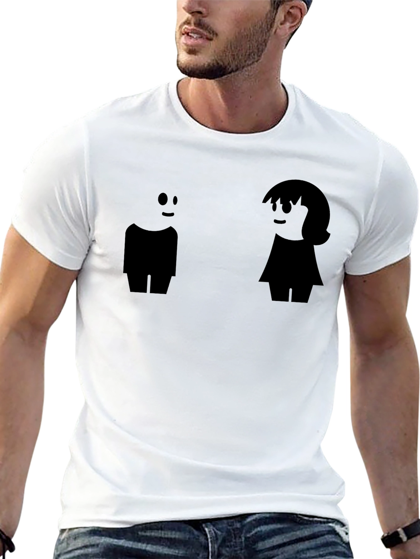 Funny Gender Symbols Black T-Shirt