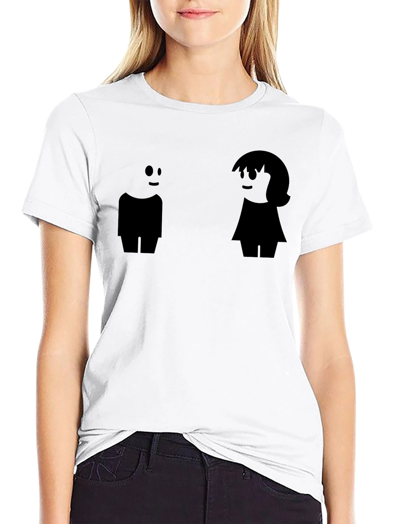 Funny Gender Symbols Black T-Shirt