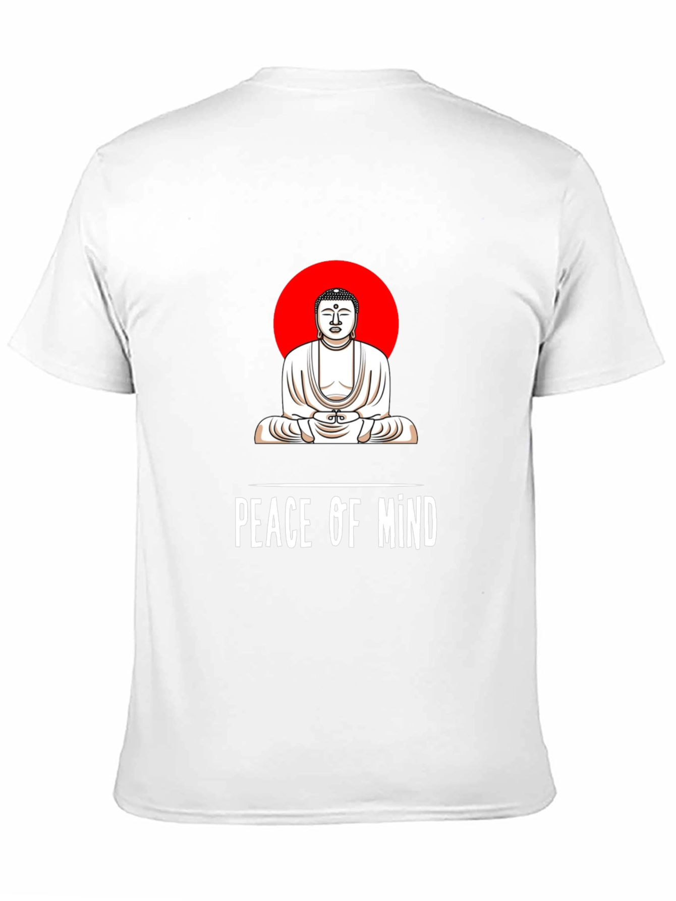 Peace of Mind Buddha Graphic Tee - Black