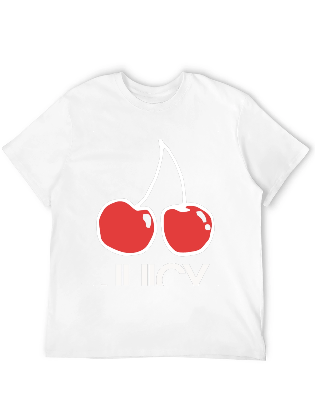 Juicy Cherries Graphic T-Shirt - Black