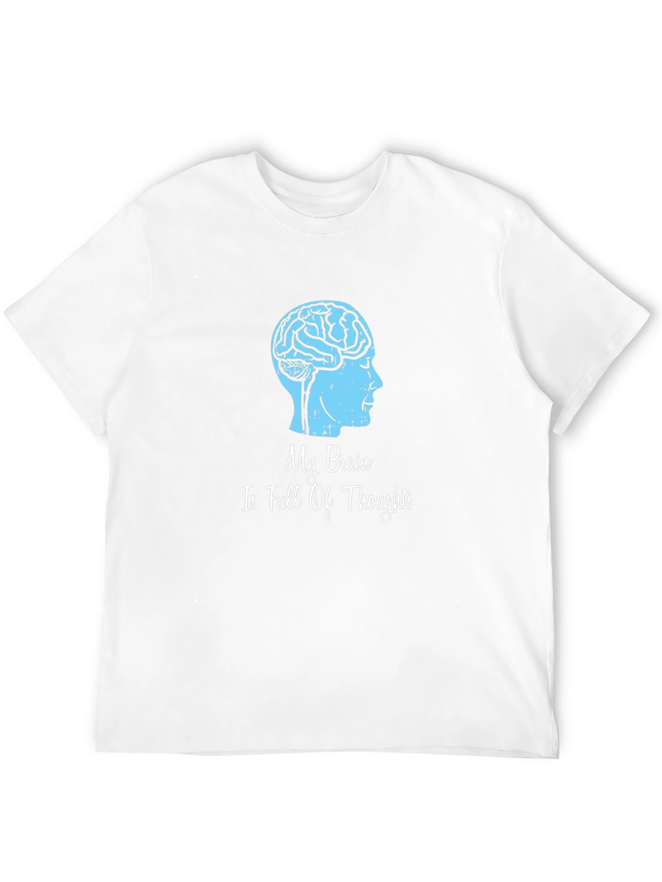 Brain Thoughts Graphic T-Shirt - Unique Design