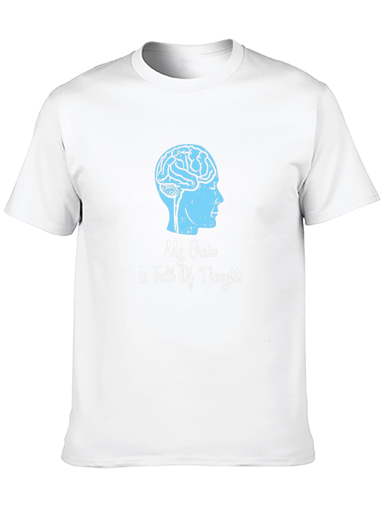 Brain Thoughts Graphic T-Shirt - Unique Design
