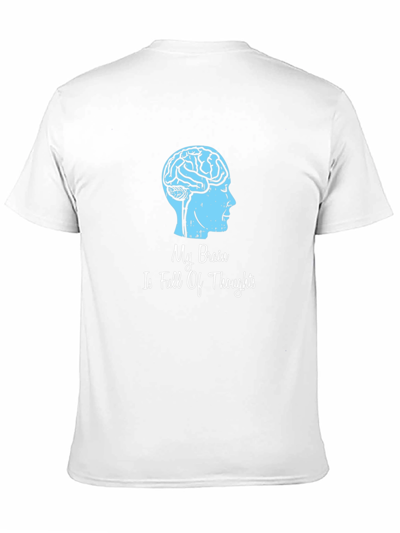 Brain Thoughts Graphic T-Shirt - Unique Design