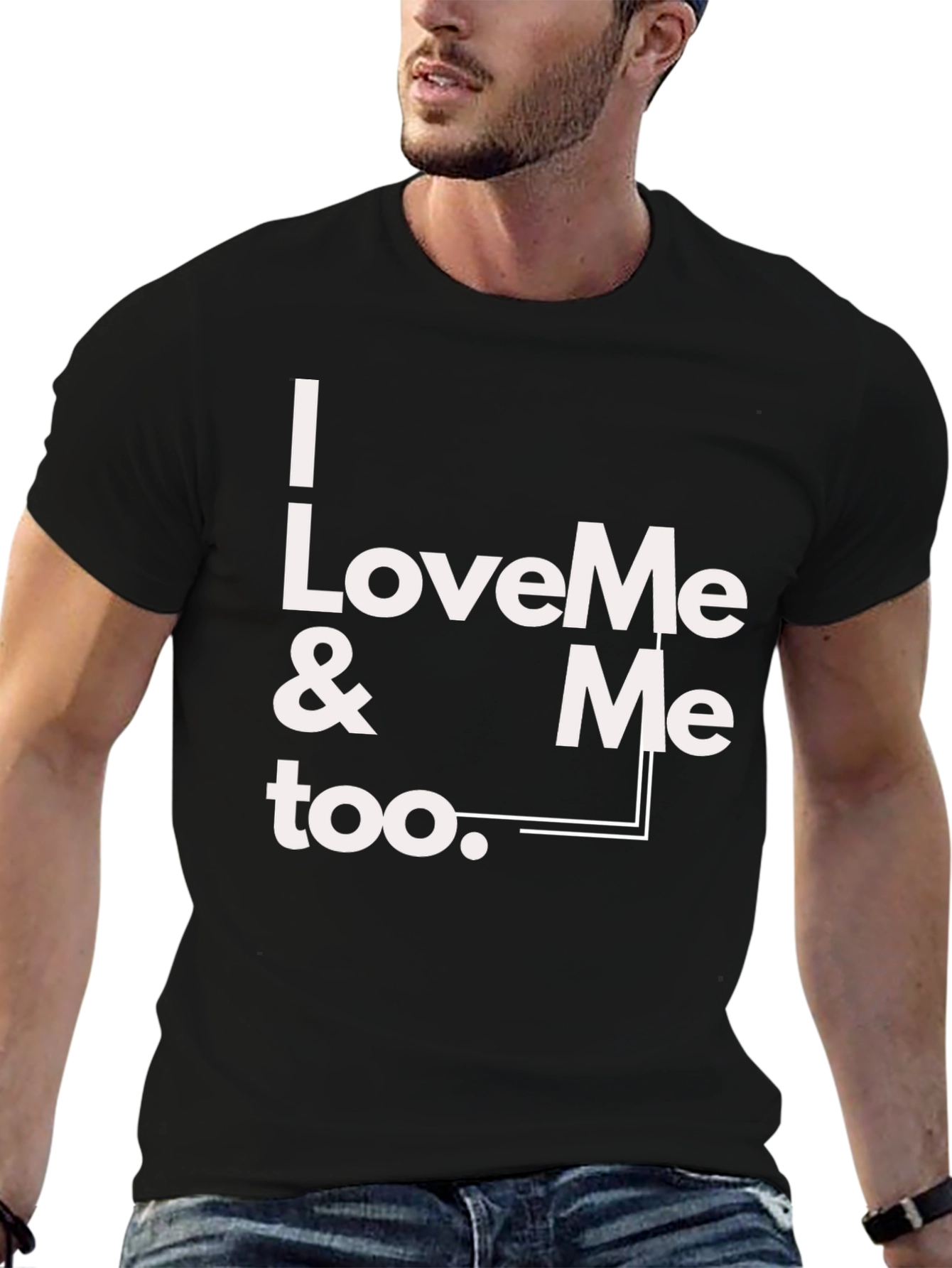 I Love Me & Me Too Graphic T-Shirt