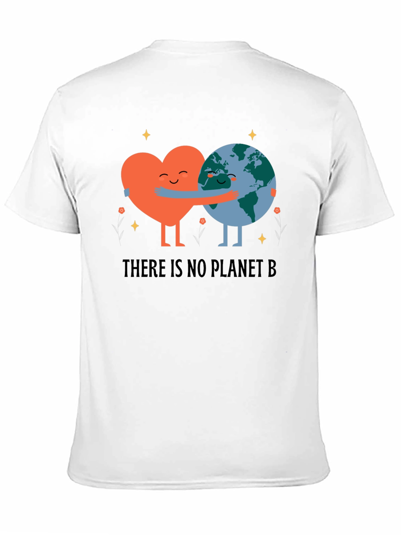 Eco-Friendly Earth Love Graphic T-Shirt