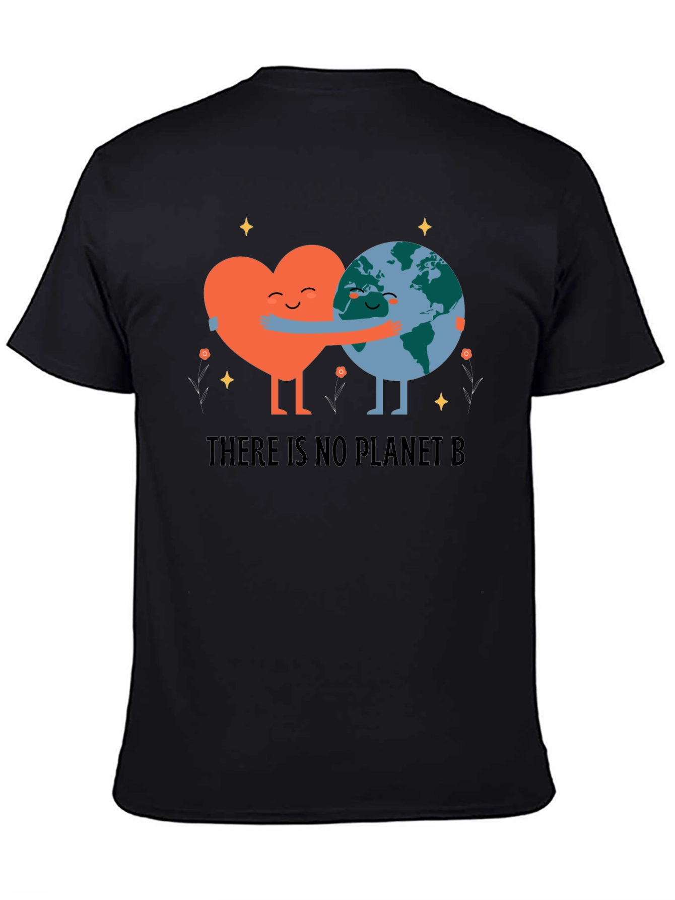 Eco-Friendly Earth Love Graphic T-Shirt