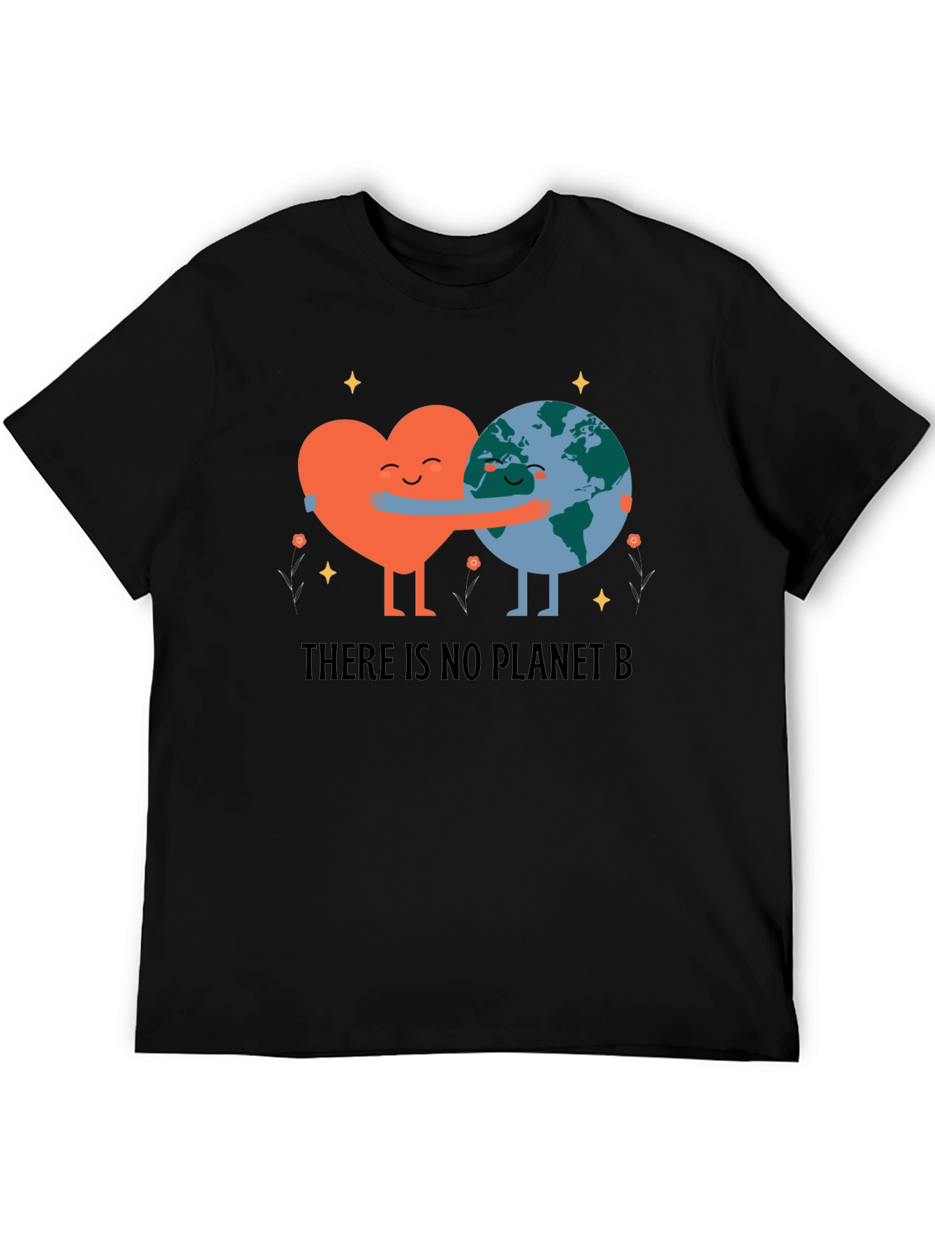 Eco-Friendly Earth Love Graphic T-Shirt