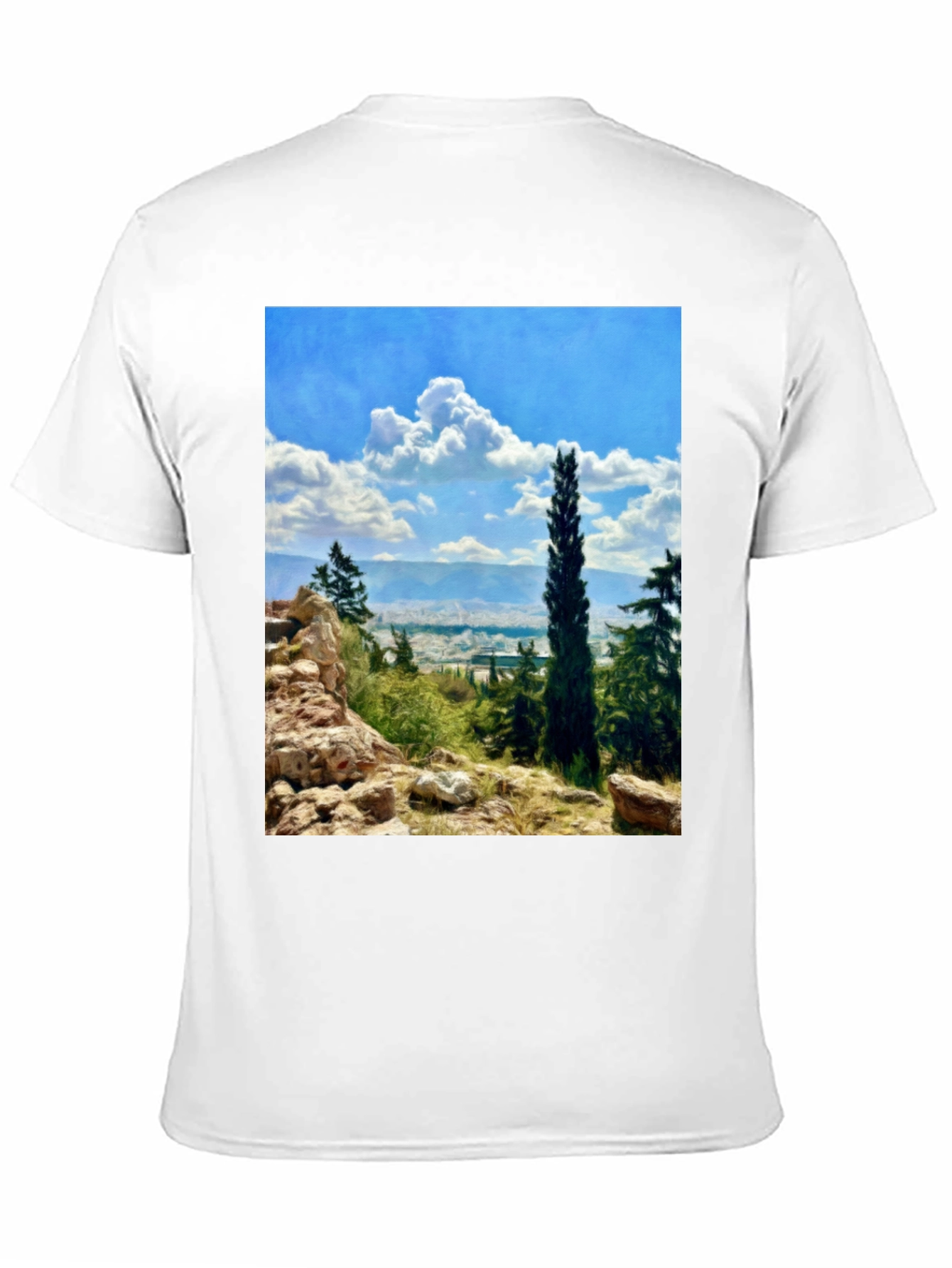Scenic Landscape Graphic Print T-Shirt