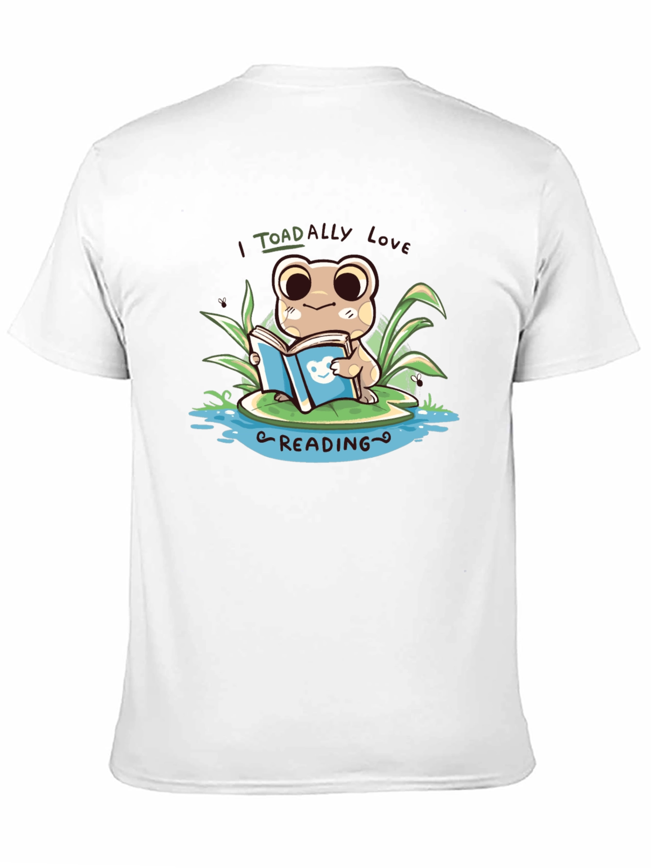 I Toad-ally Love Reading Black T-Shirt