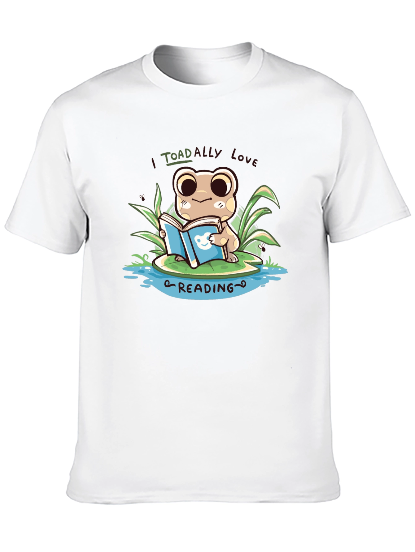 I Toad-ally Love Reading Black T-Shirt