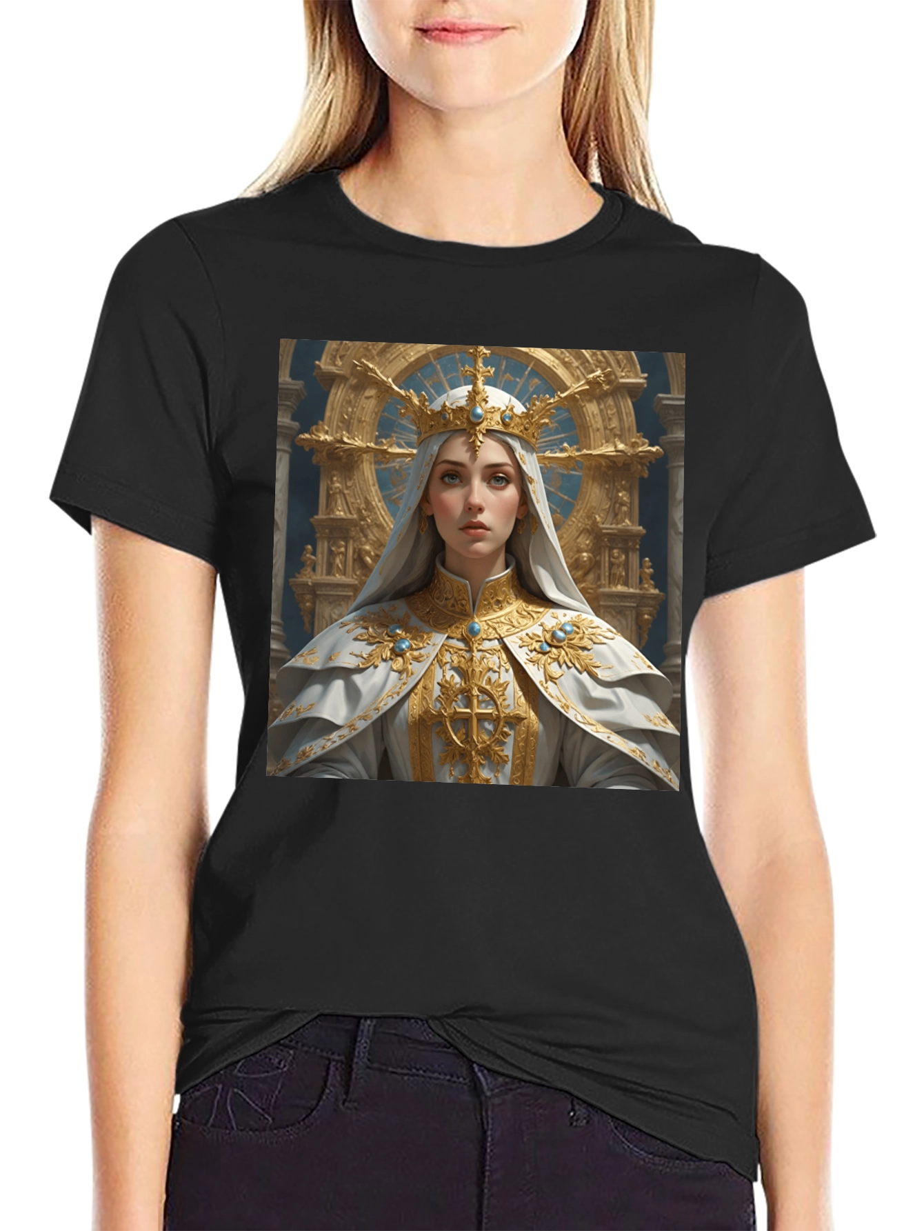Queen Graphic Black T-Shirt