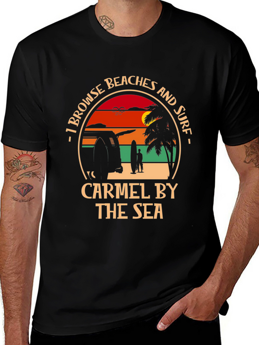 Carmel by the Sea Beach Surf T-Shirt