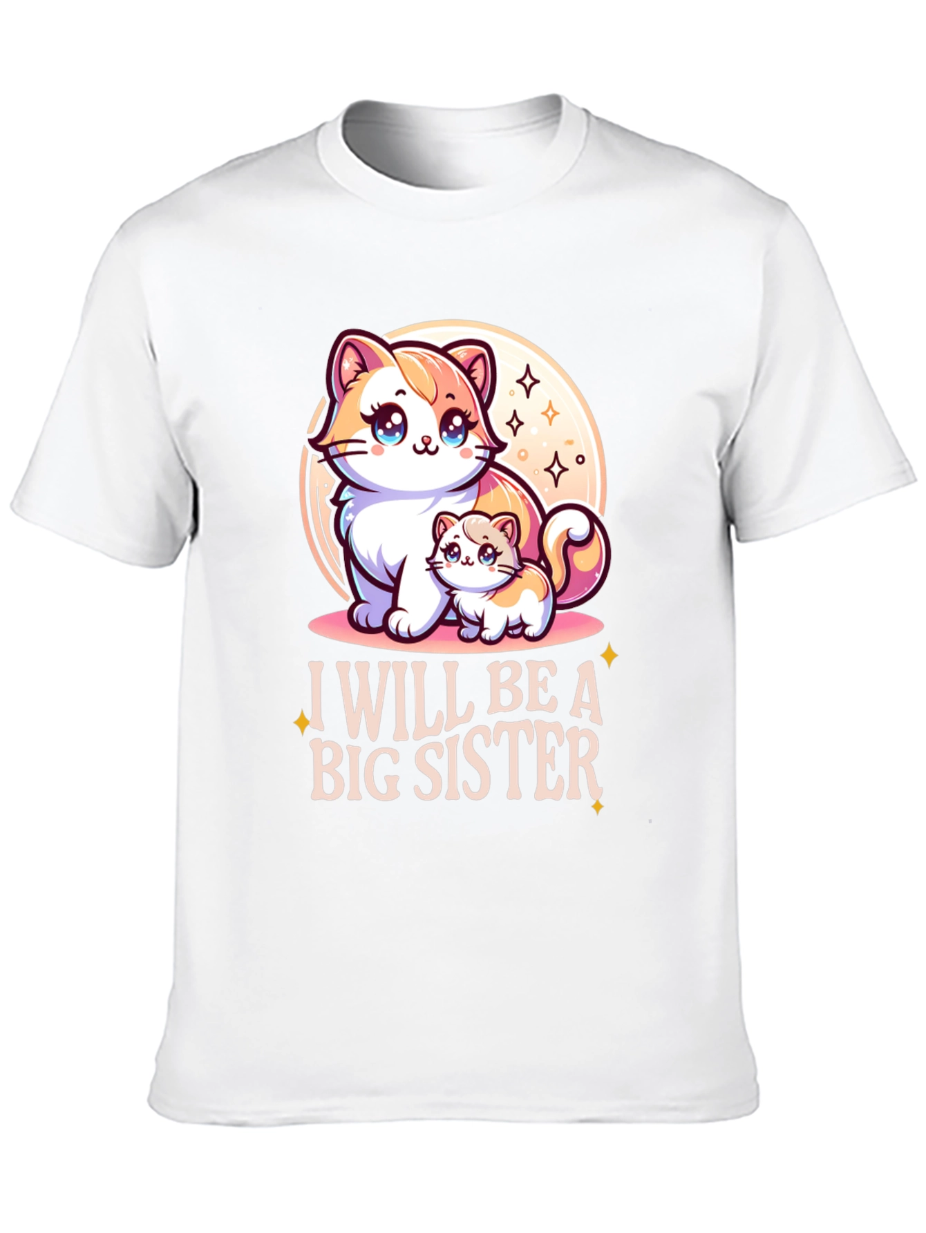 I Will Be A Big Sister Cute Kitten T-Shirt