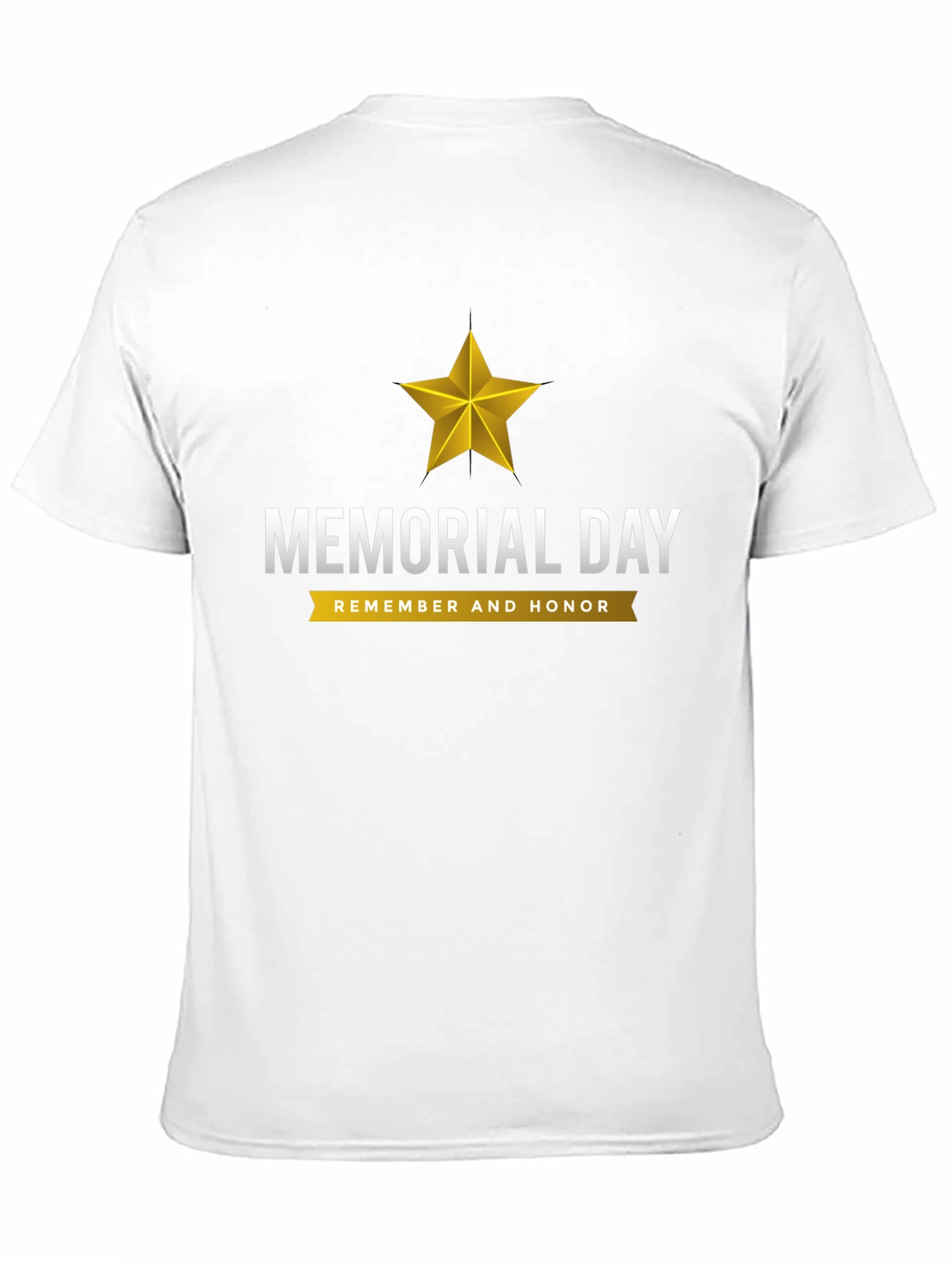 Memorial Day Remember & Honor Graphic T-Shirt