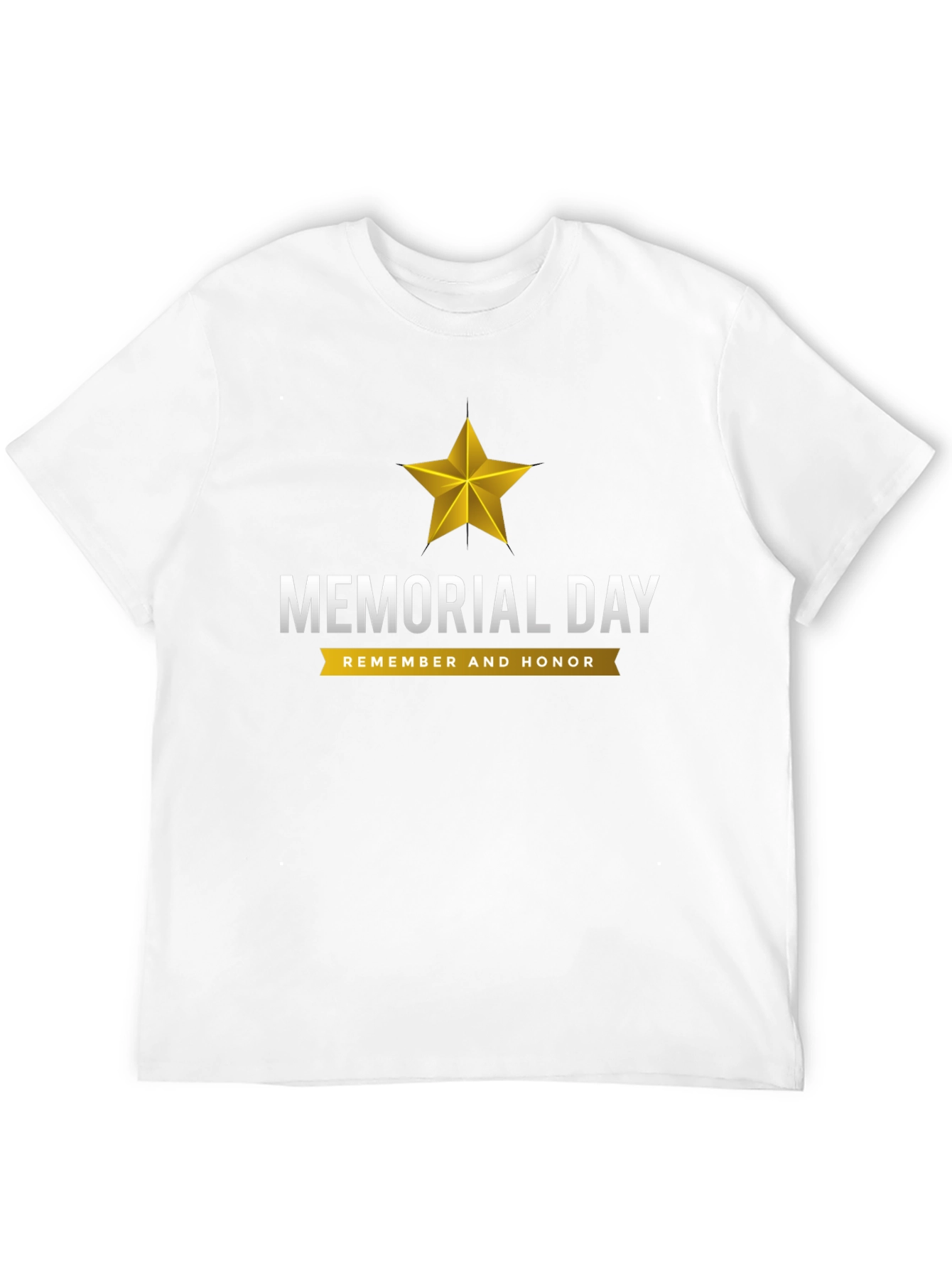 Memorial Day Remember & Honor Graphic T-Shirt