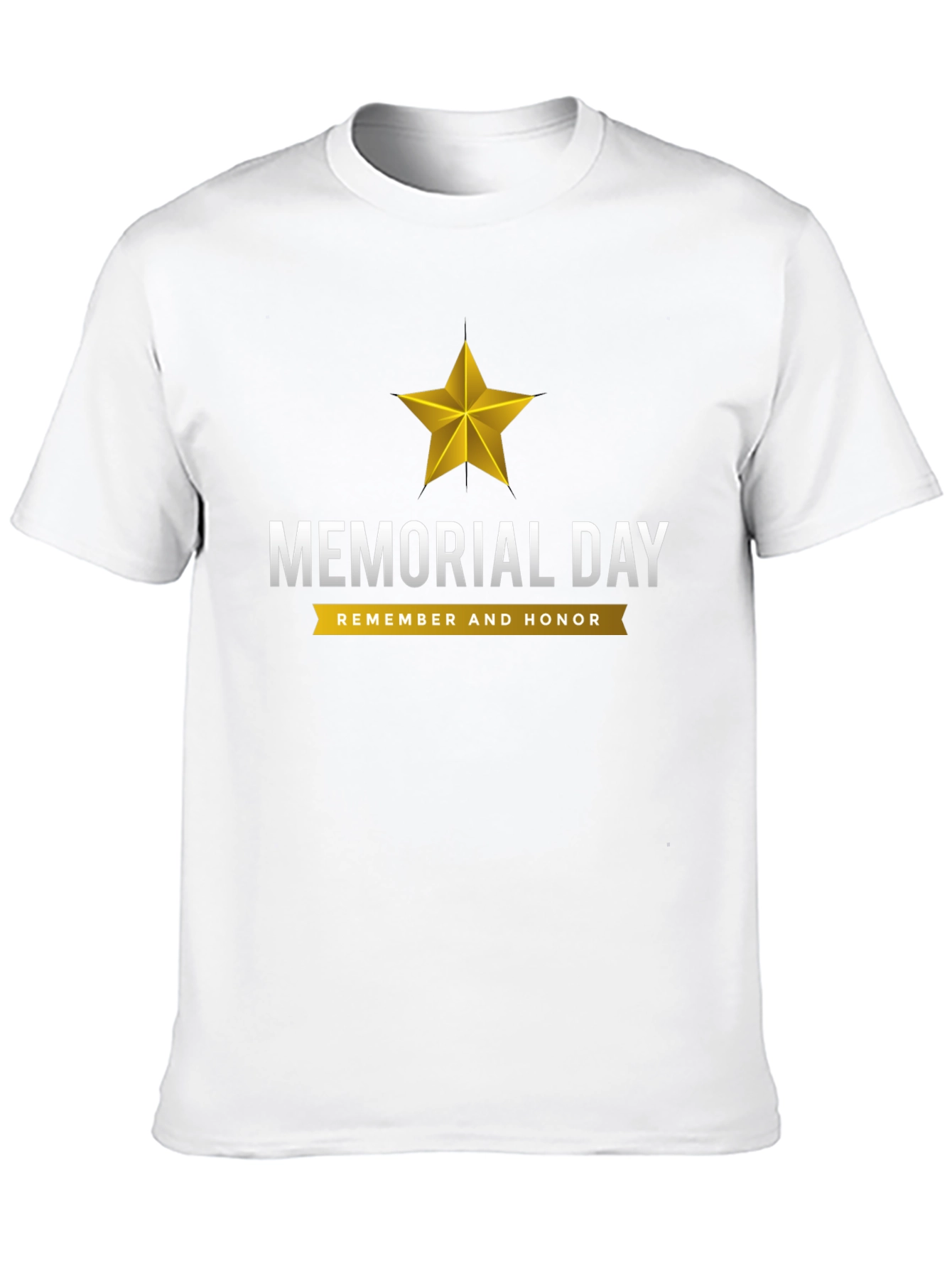 Memorial Day Remember & Honor Graphic T-Shirt