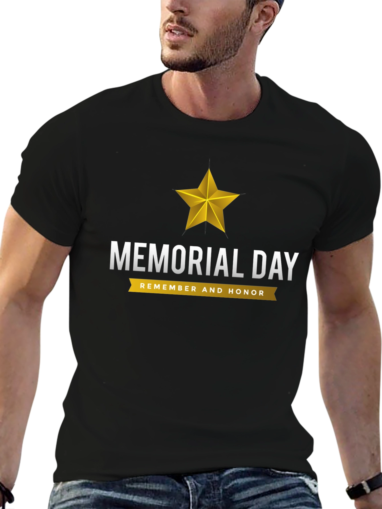 Memorial Day Remember & Honor Graphic T-Shirt