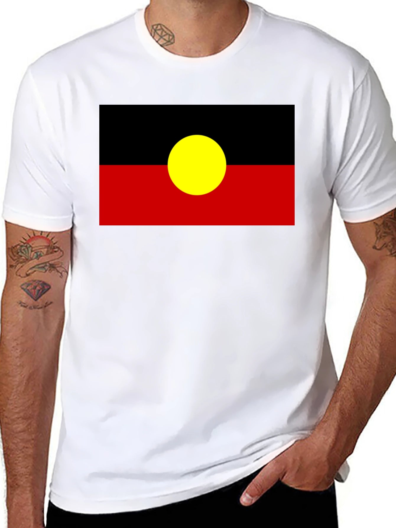 Aboriginal Flag Graphic T-Shirt