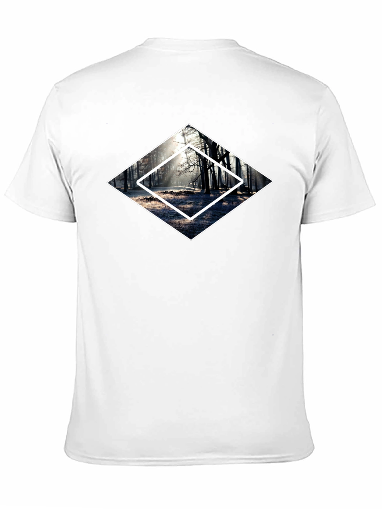 Diamond Forest Graphic Tee - Mens Black T-Shirt