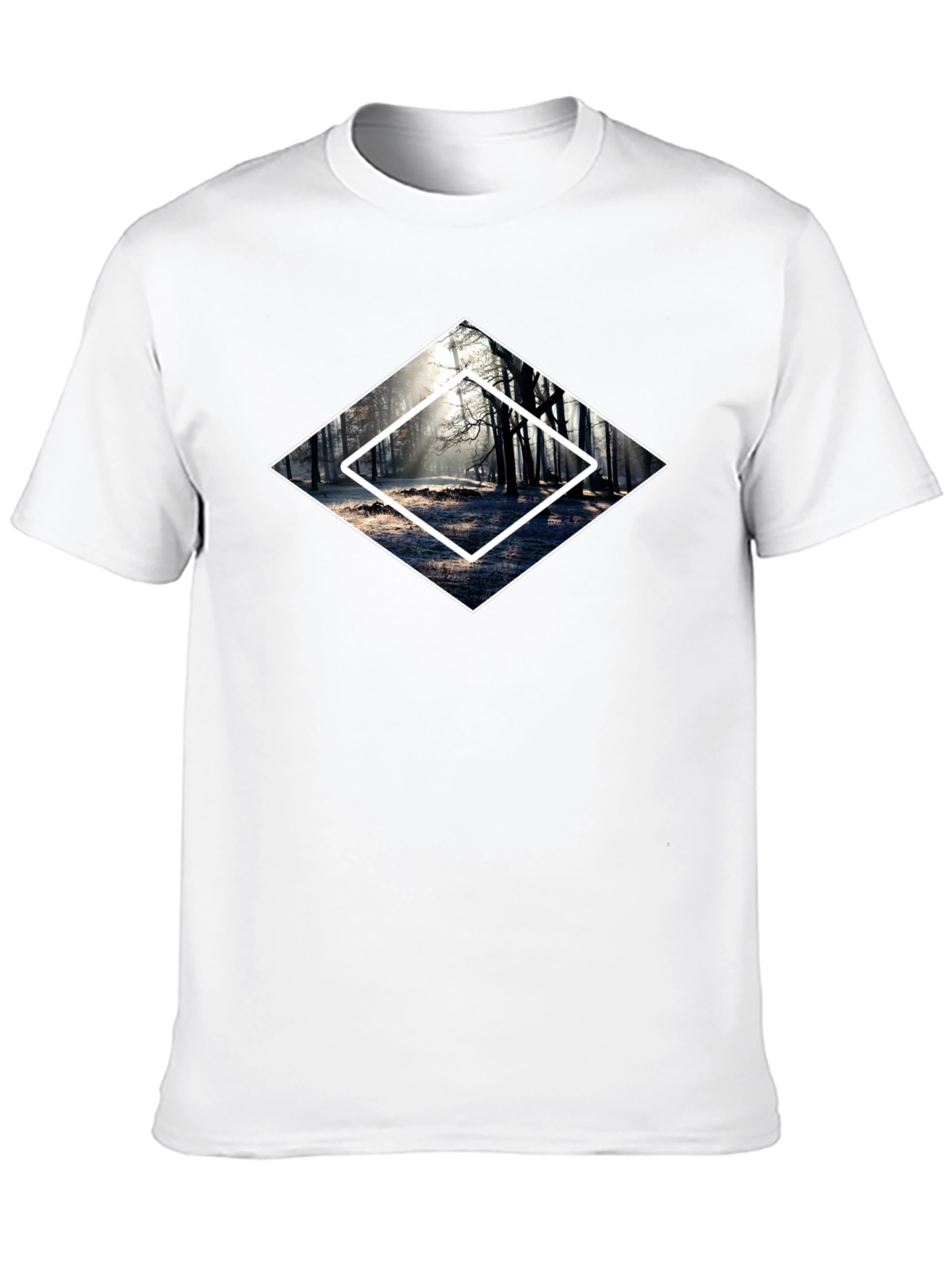 Diamond Forest Graphic Tee - Mens Black T-Shirt