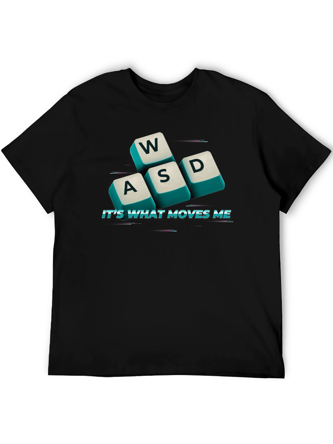 Gaming WASD Keyboard T-Shirt - Its What Moves Me!