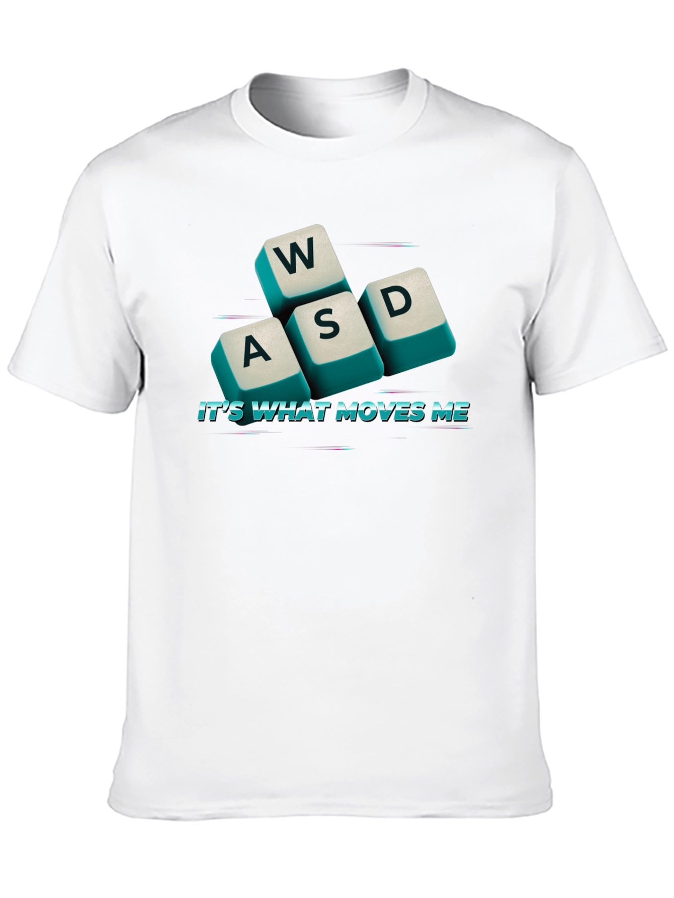 Gaming WASD Keyboard T-Shirt - Its What Moves Me!