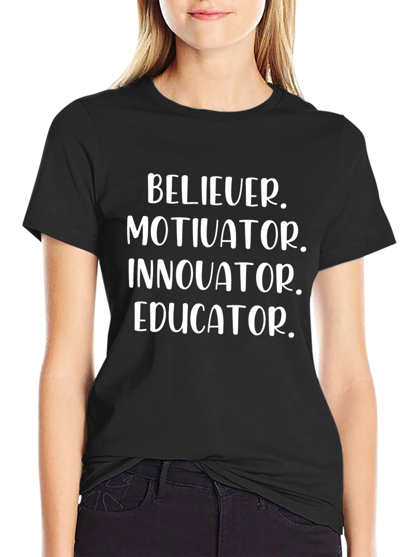 Believer Motivator Innovator Educator Graphic Tee