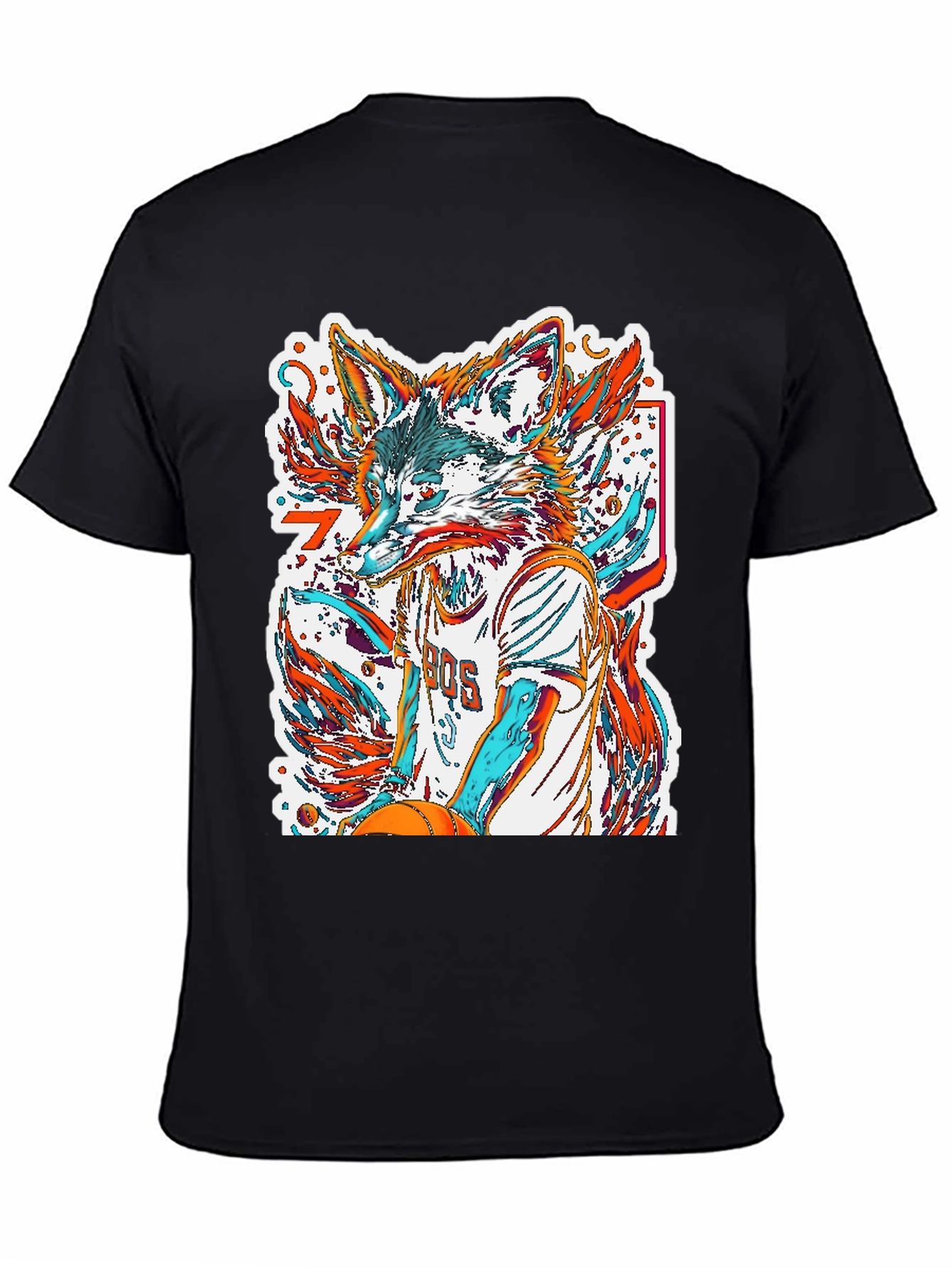 Fox Basketball Graphic Tee - Streetwear Style