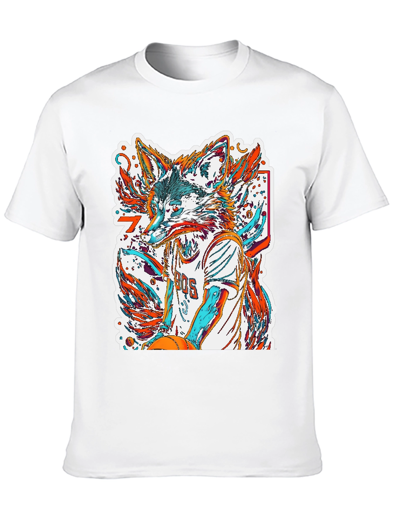Fox Basketball Graphic Tee - Streetwear Style