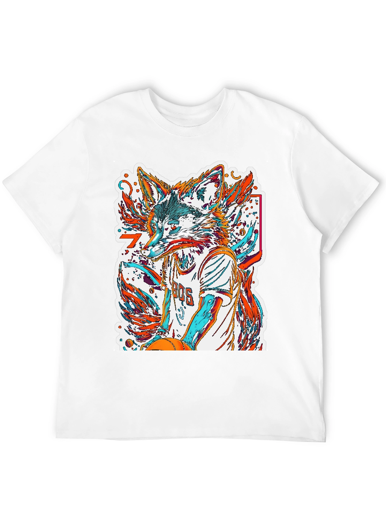 Fox Basketball Graphic Tee - Streetwear Style