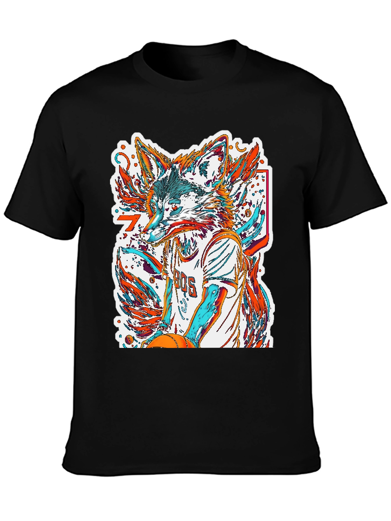 Fox Basketball Graphic Tee - Streetwear Style