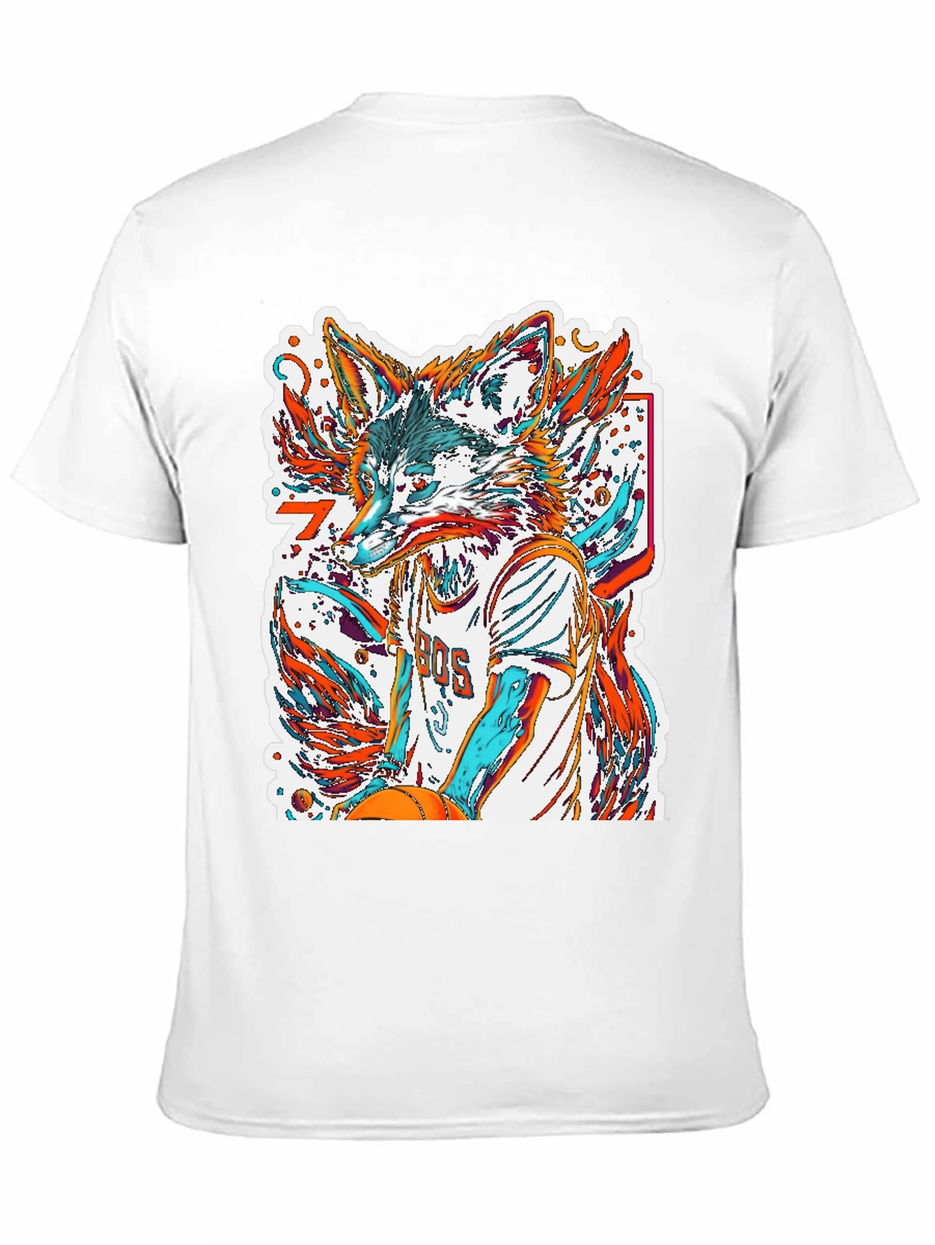 Fox Basketball Graphic Tee - Streetwear Style