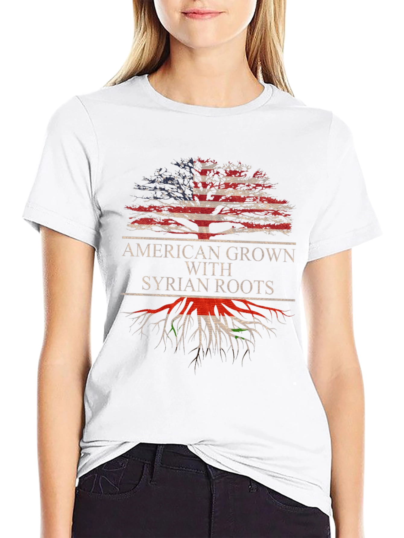 American Grown with Syrian Roots T-Shirt