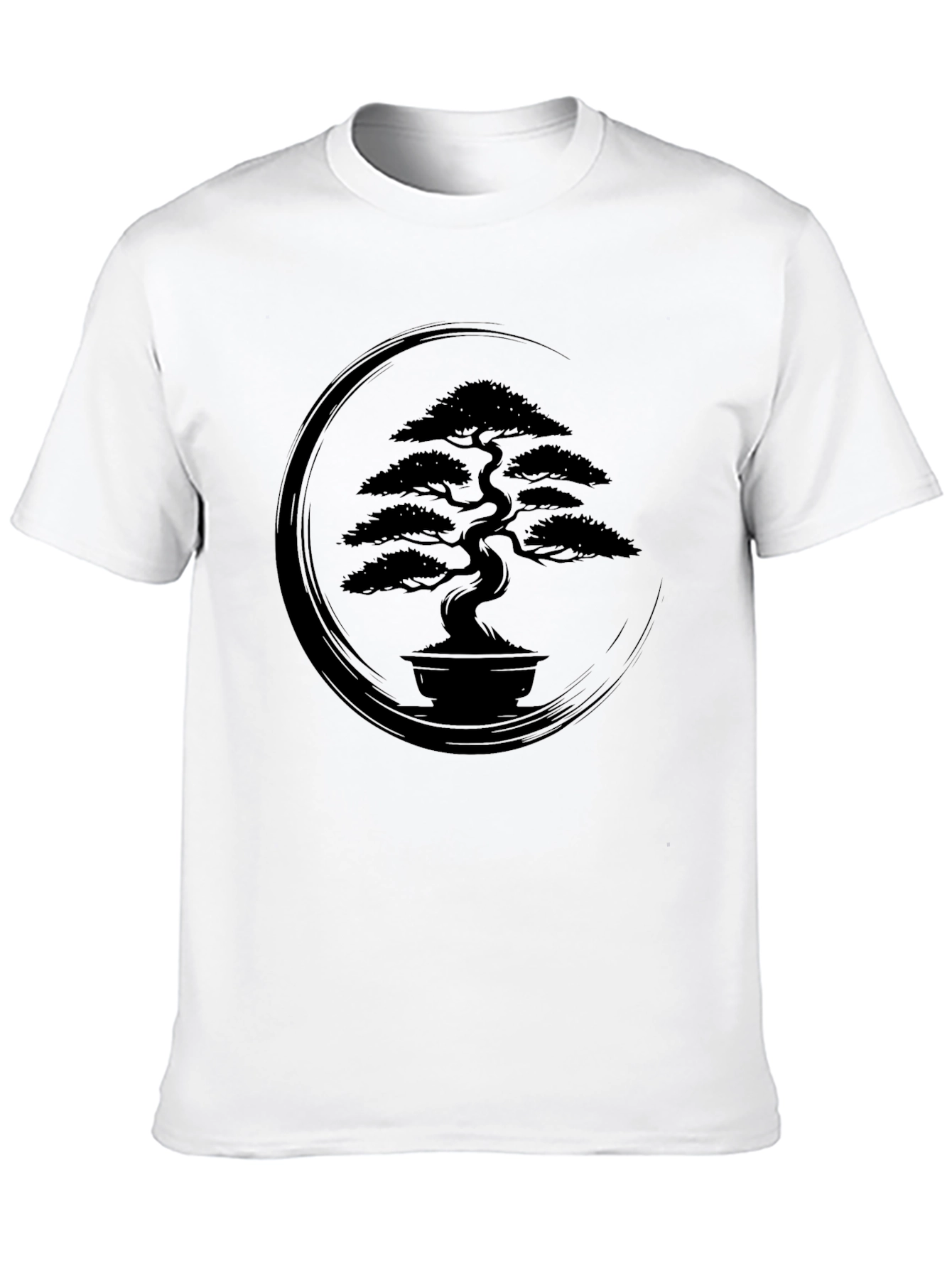 Bonsai Tree Graphic Tee - Zen Style