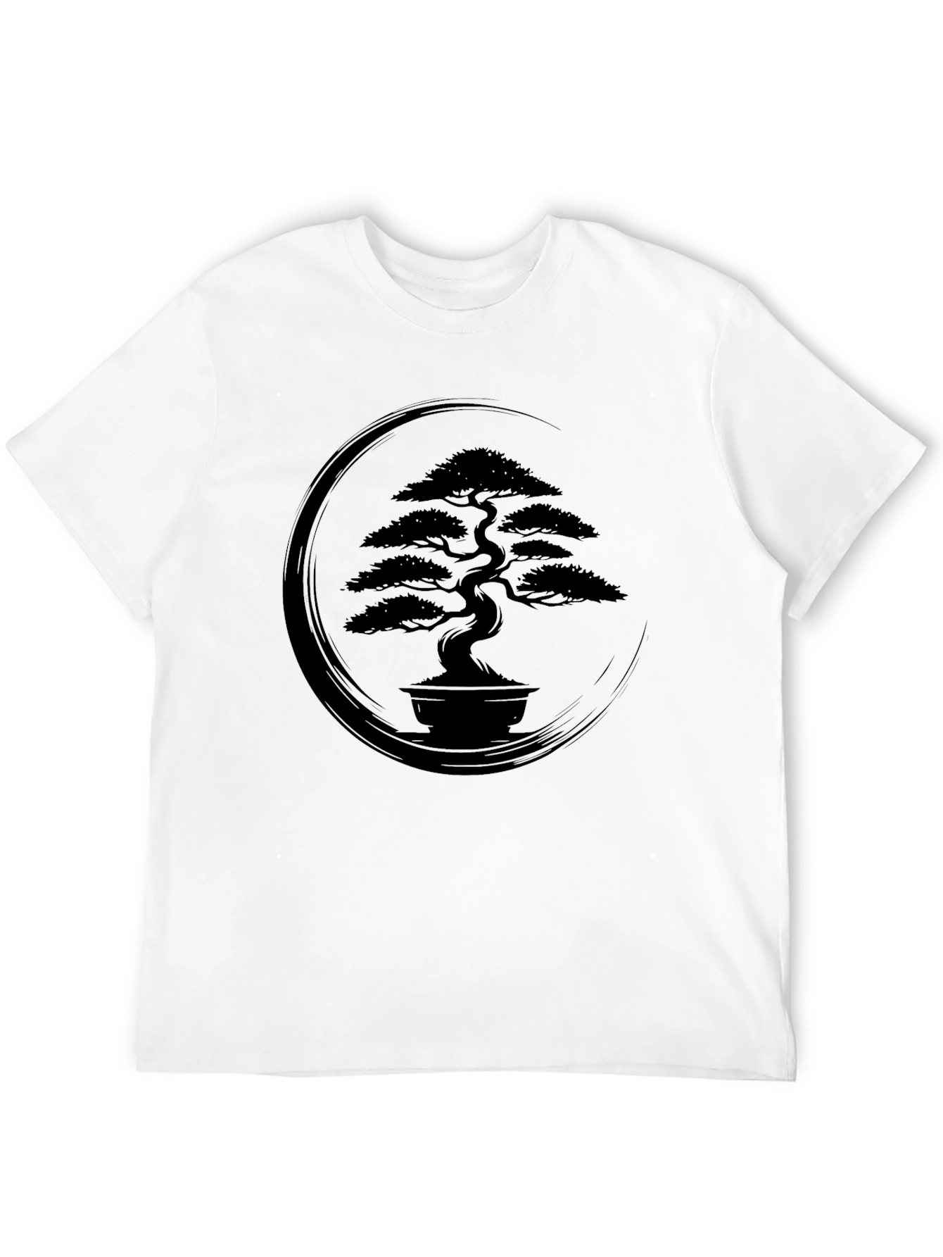 Bonsai Tree Graphic Tee - Zen Style