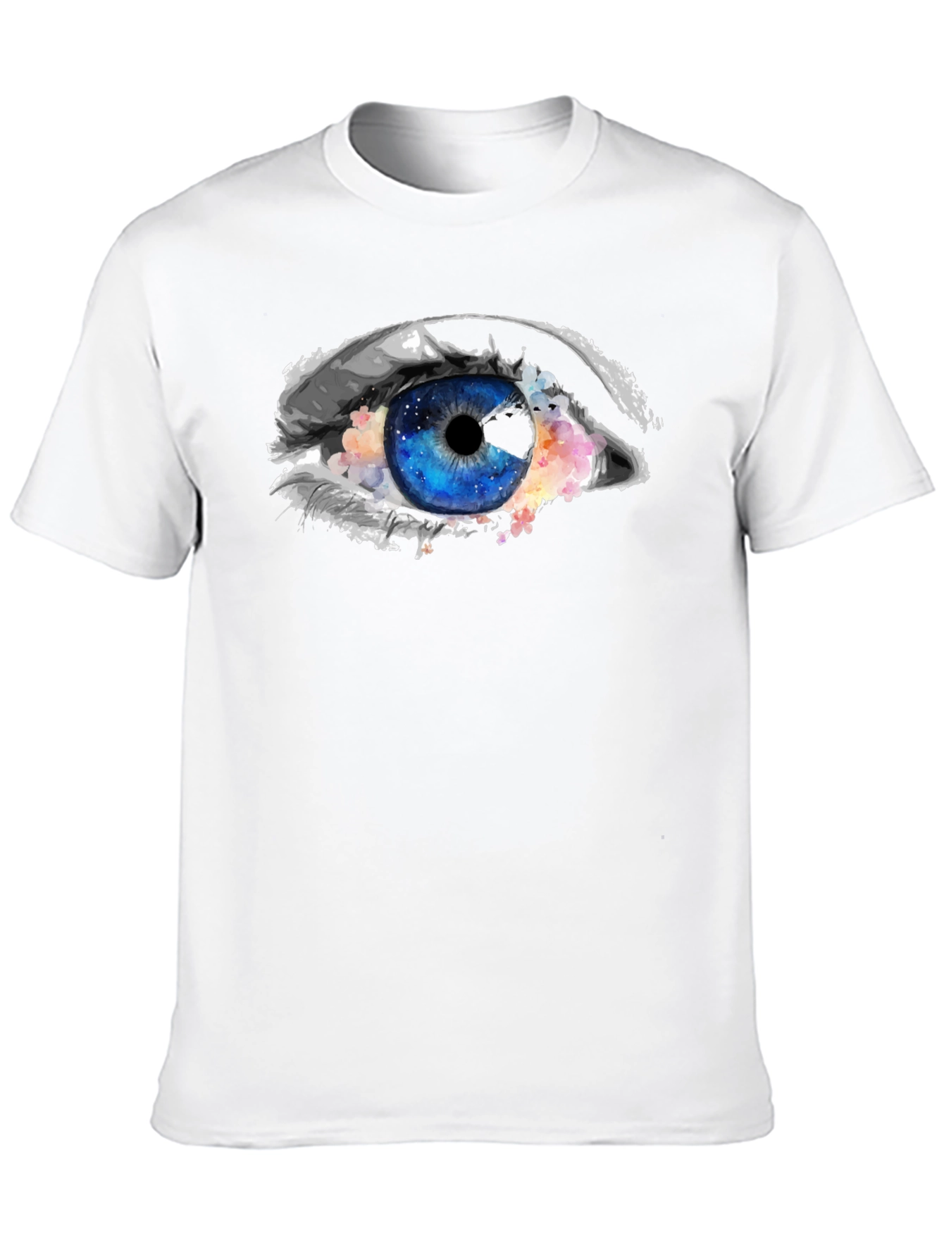 Eye Graphic Black T-Shirt - Unique Design