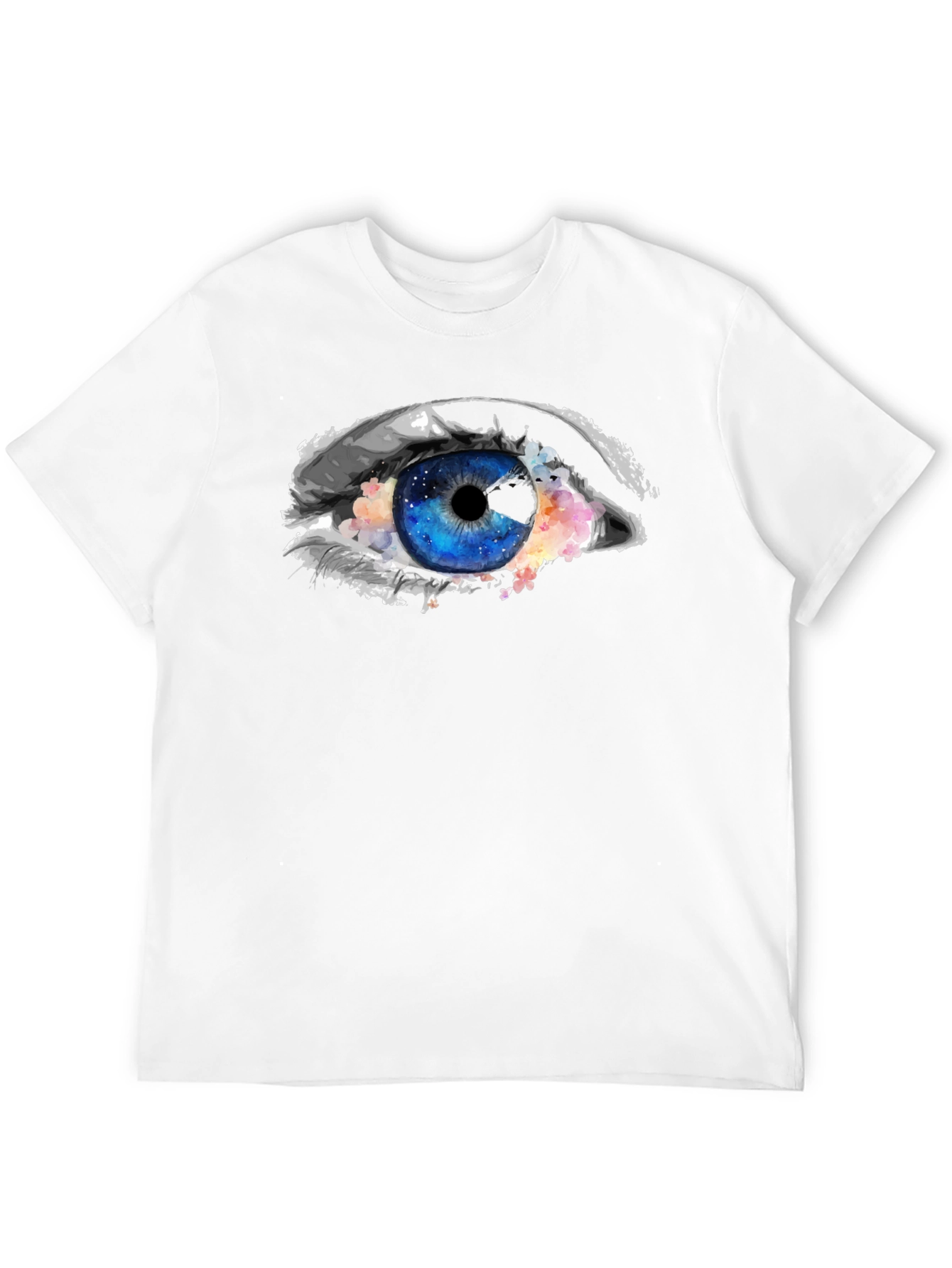 Eye Graphic Black T-Shirt - Unique Design