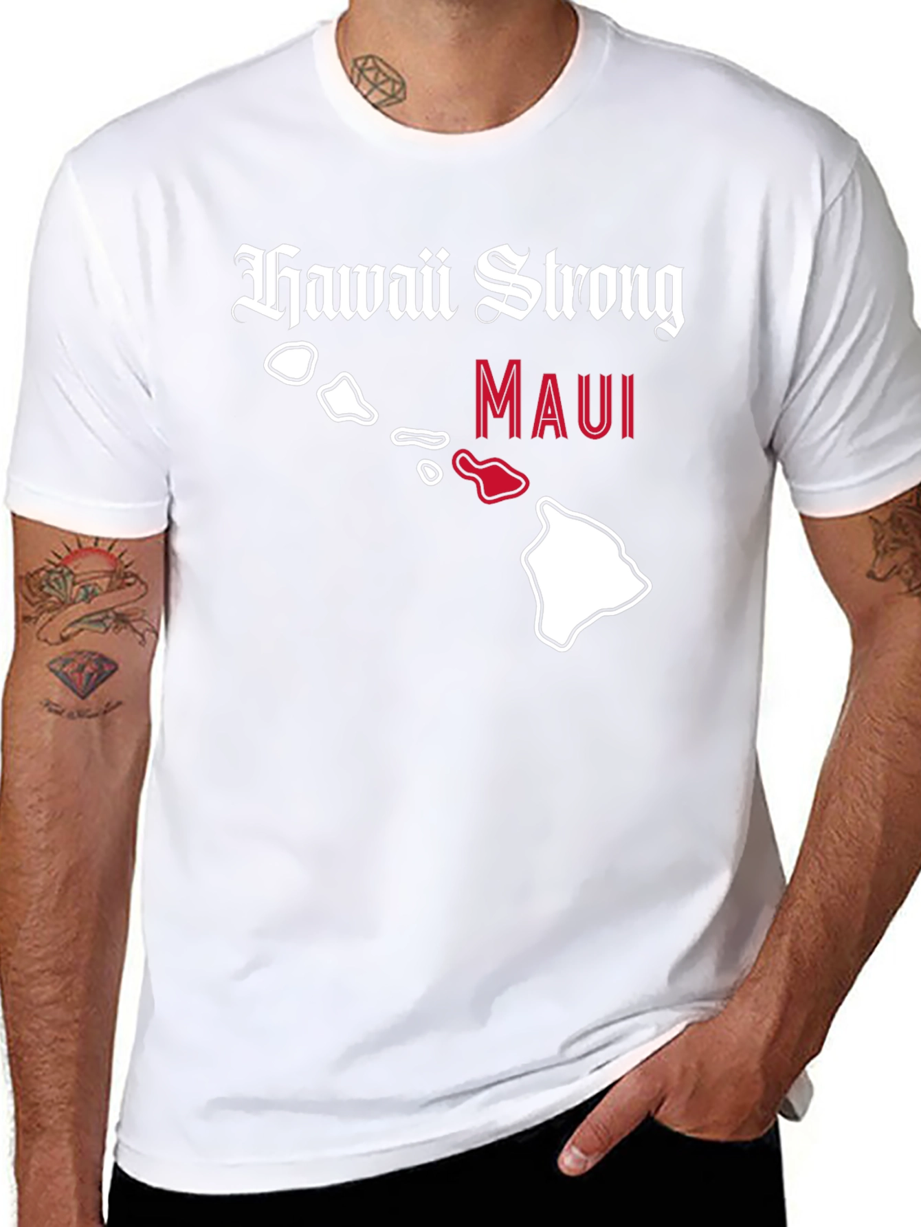 Hawaii Strong Maui T-Shirt - Show Your Support!