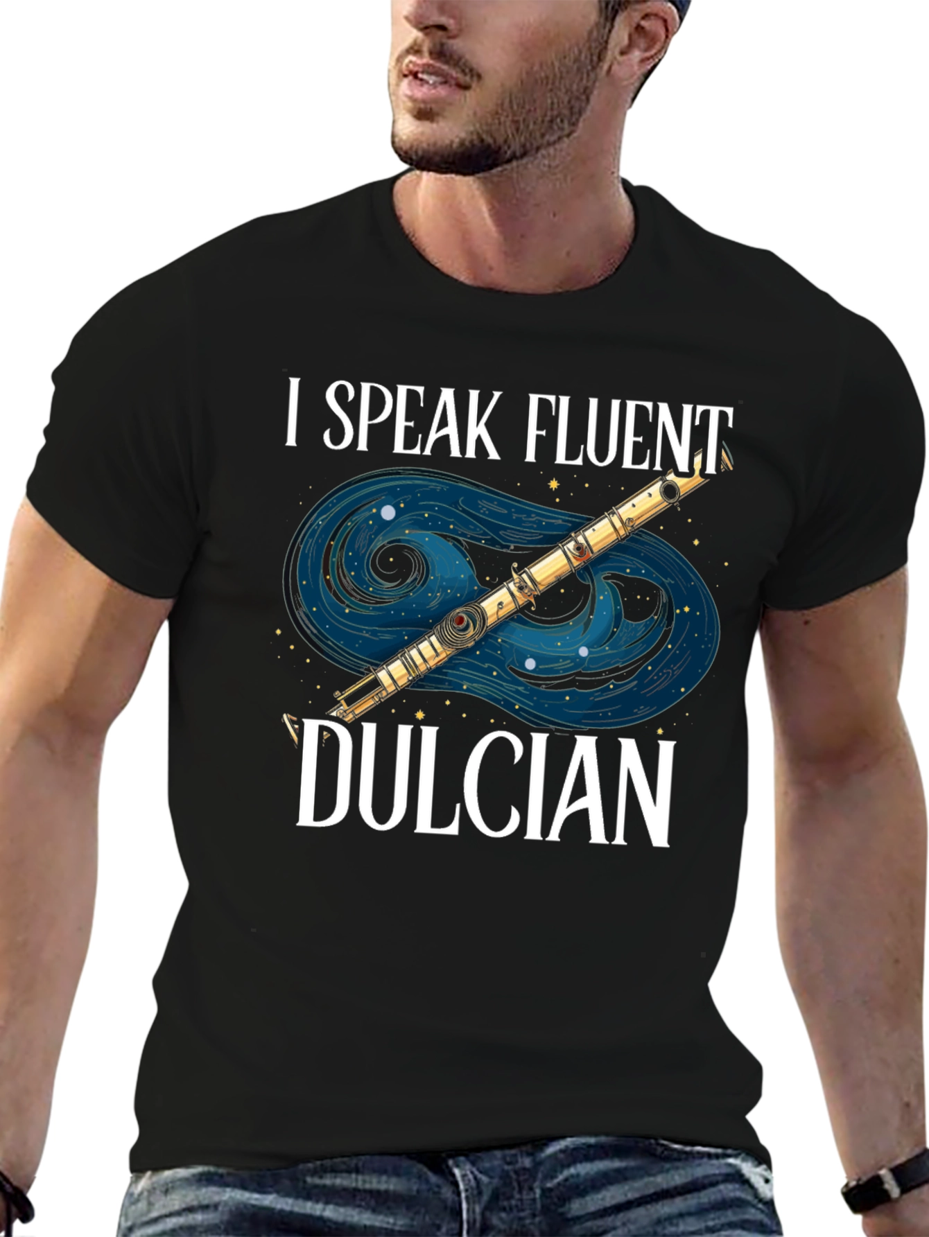 I Speak Fluent Dulcian T-Shirt Funny Musician Tee