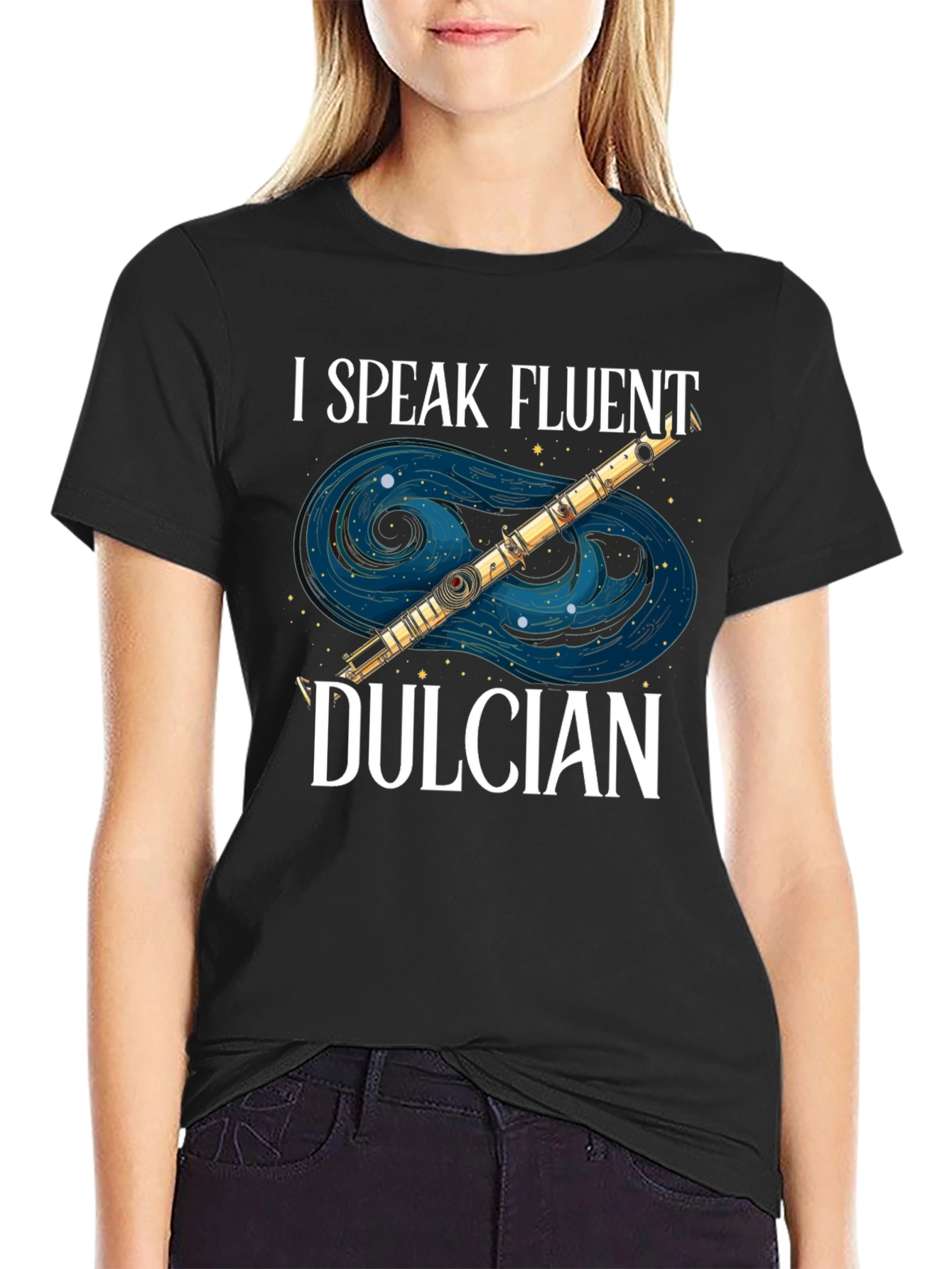 I Speak Fluent Dulcian T-Shirt Funny Musician Tee