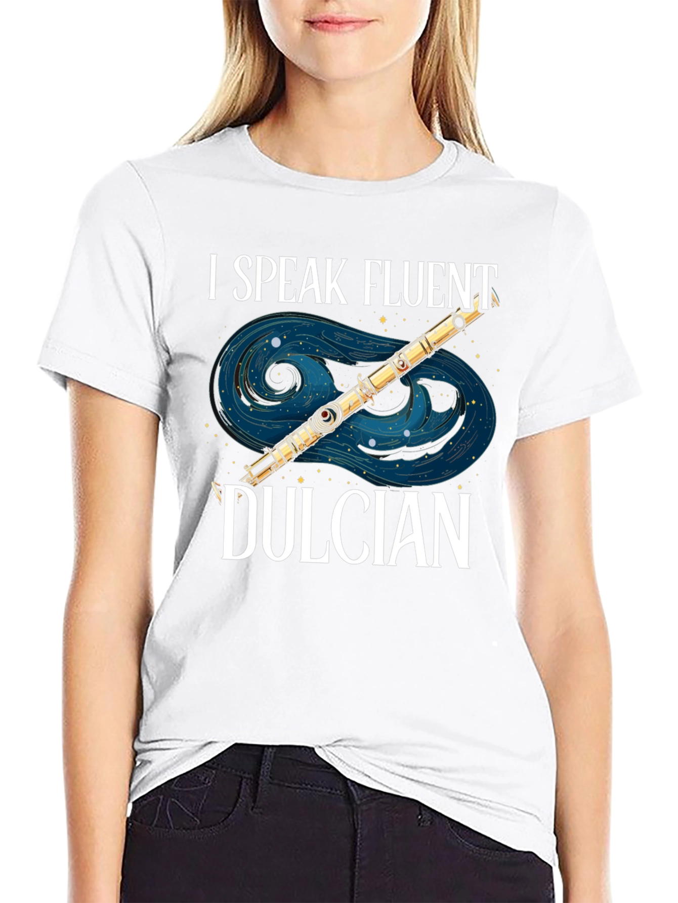 I Speak Fluent Dulcian T-Shirt Funny Musician Tee