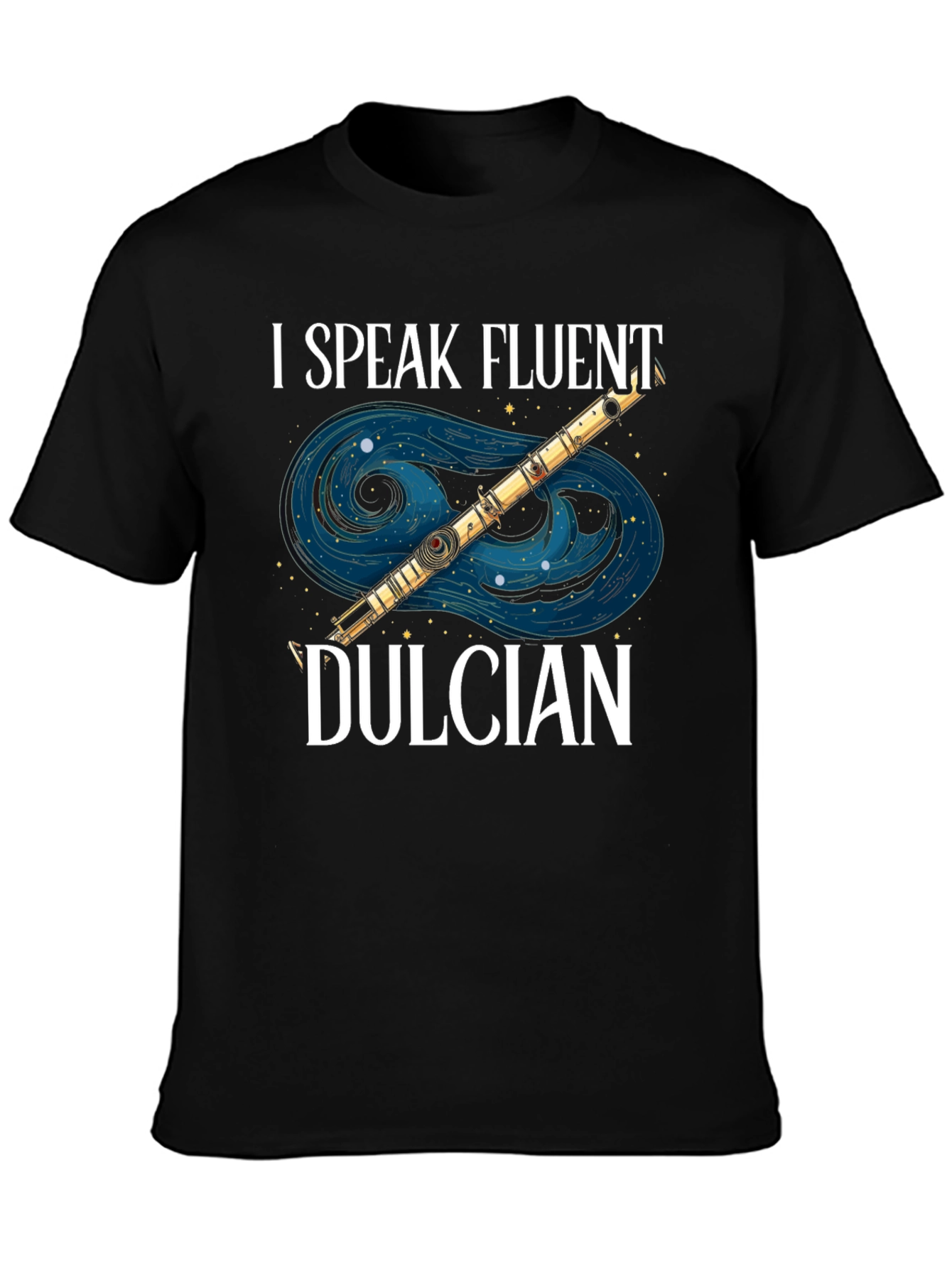 I Speak Fluent Dulcian T-Shirt Funny Musician Tee