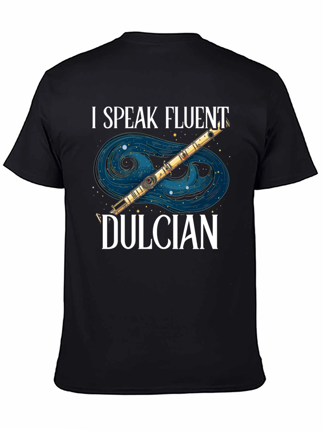 I Speak Fluent Dulcian T-Shirt Funny Musician Tee