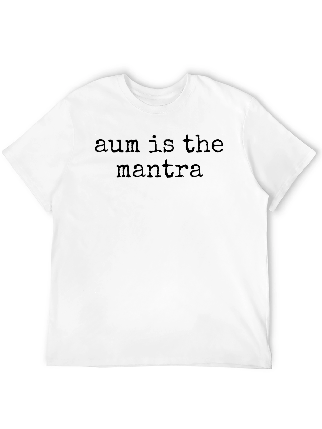 Aum is the Mantra Black T-Shirt